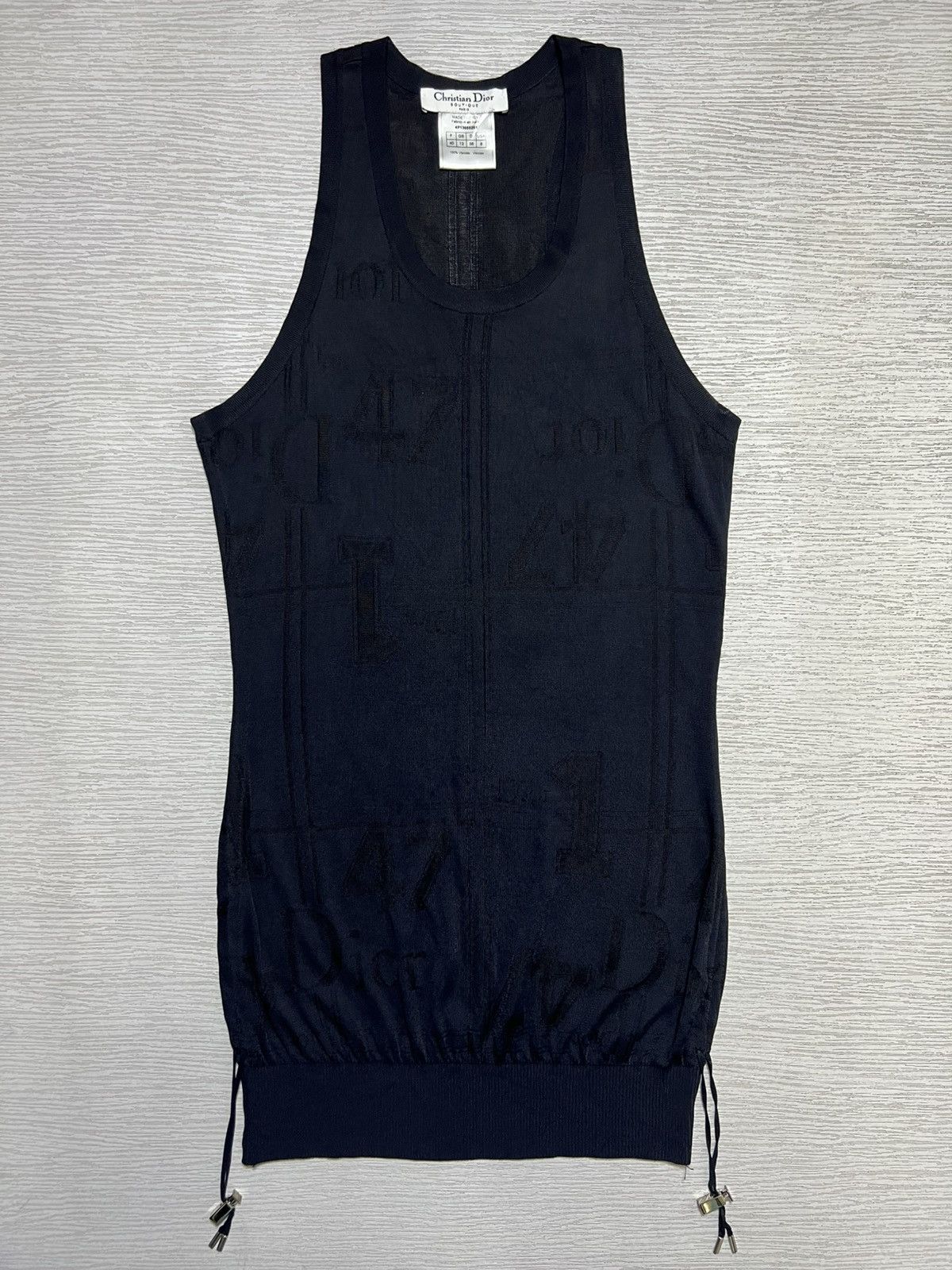 Dior Christian Dior - John Galliano - Viscose Printed Mini Dress Size M / US 6-8 / IT 42-44 - 1 Thumbnail