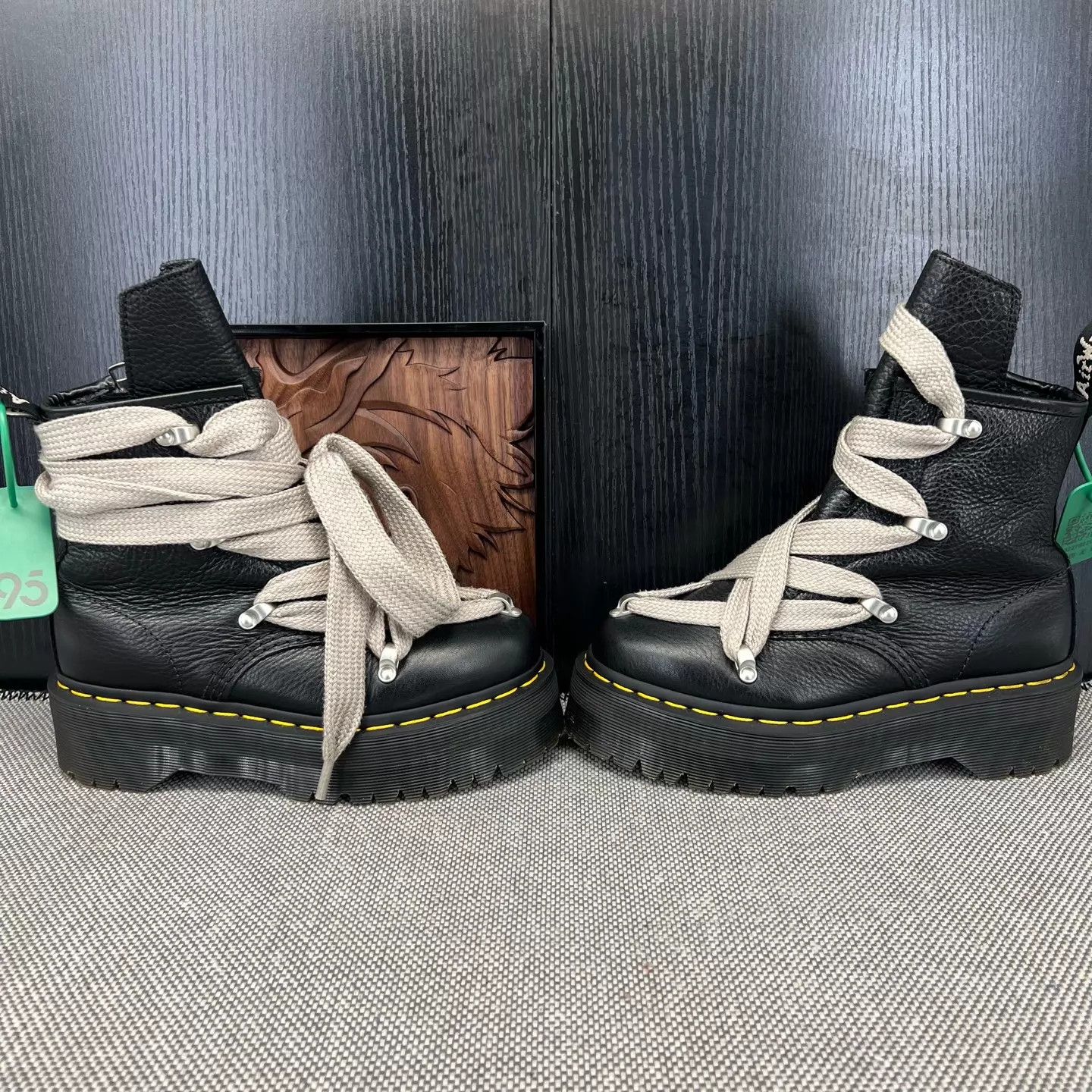 Dr. Martens Dr. Martens Black 36 Boots Worn a few times Near New Size US 5.5 / IT 35.5 - 3 Thumbnail