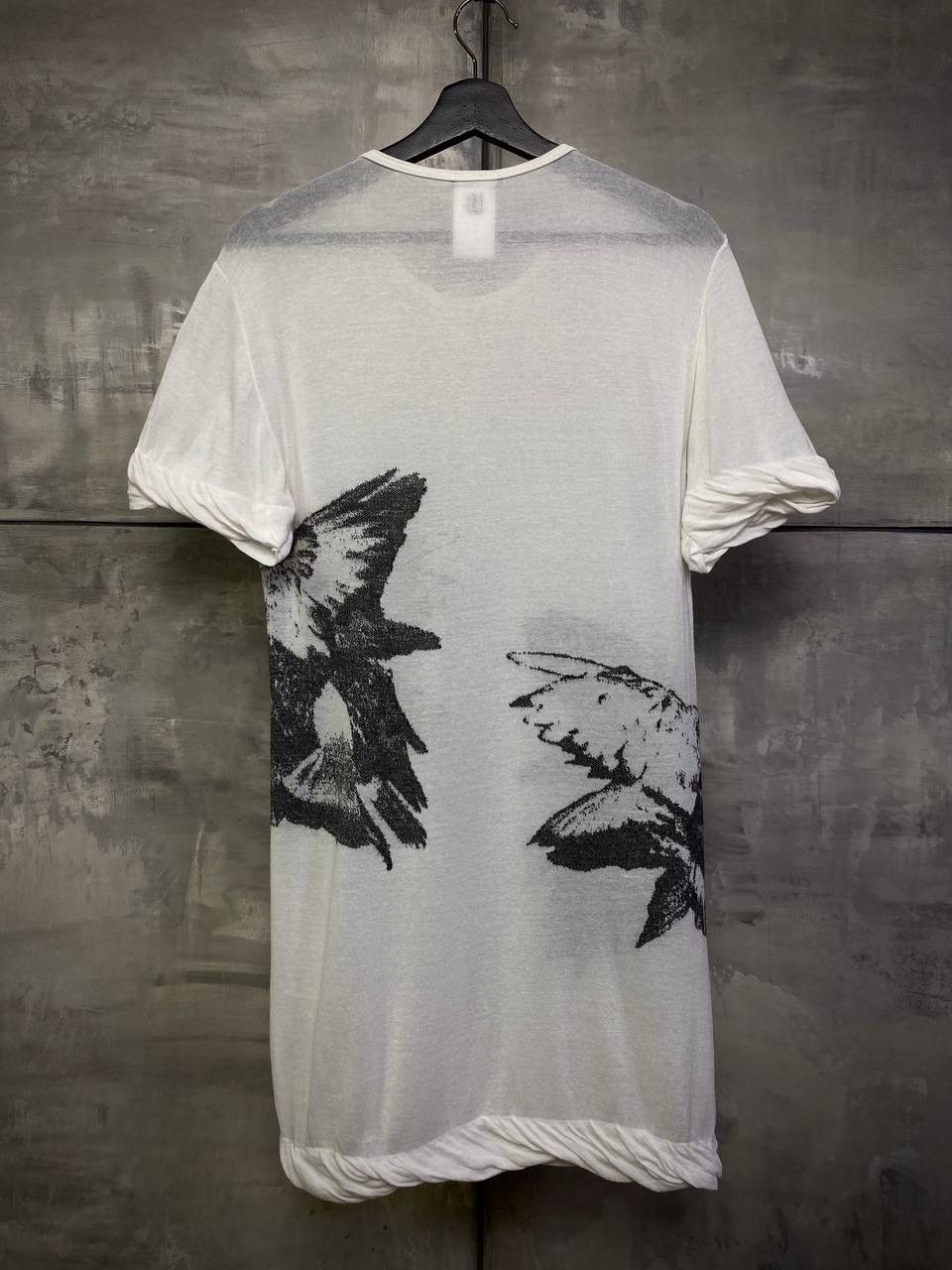Ann Demeulemeester Birds transparent t-shirt M Size US M / EU 48-50 / 2 - 2 Thumbnail