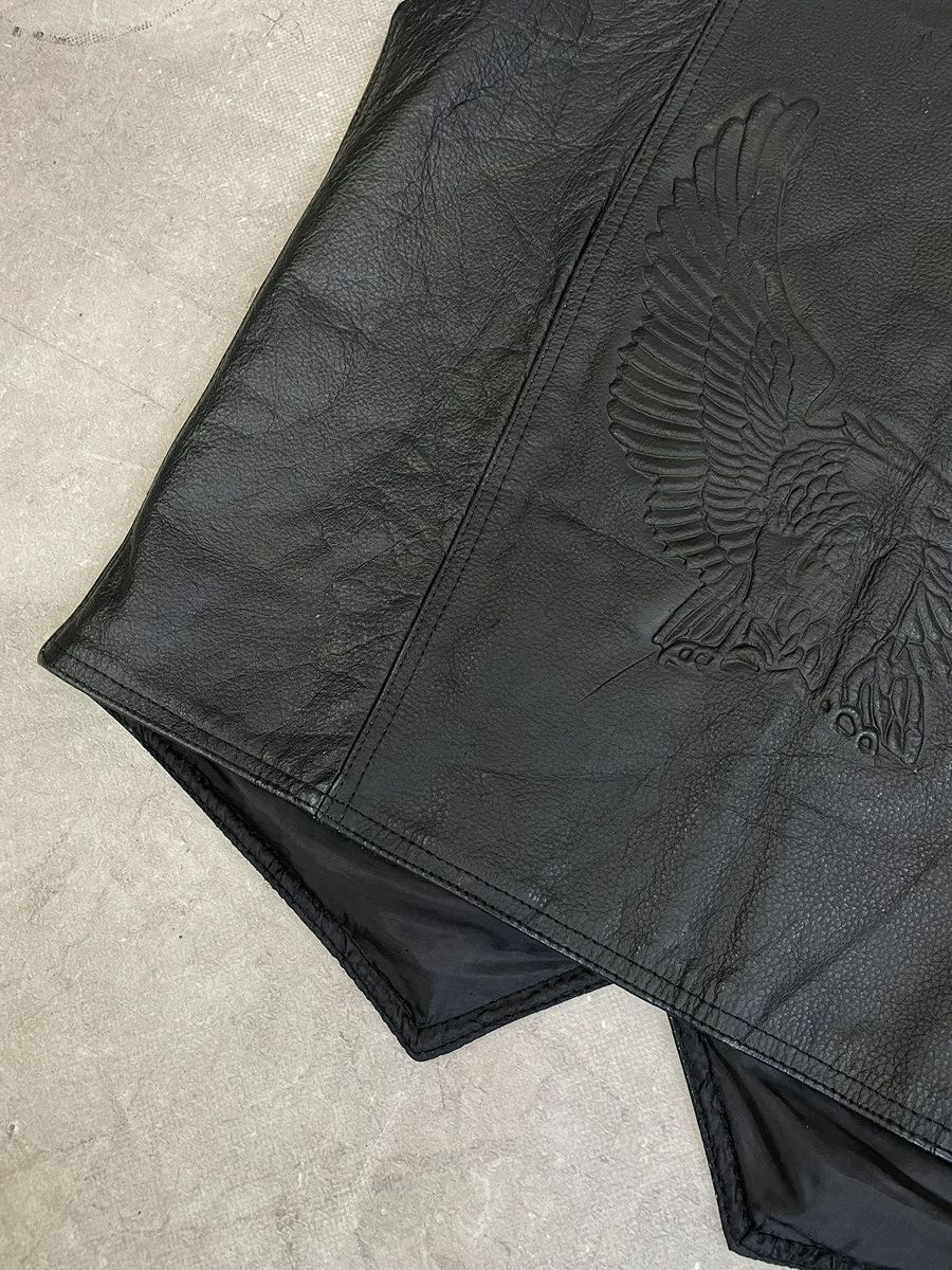 Harley Davidson Harley davidson Leather Vest Western japanese style Eagle Size US M / EU 48-50 / 2 - 10 Thumbnail