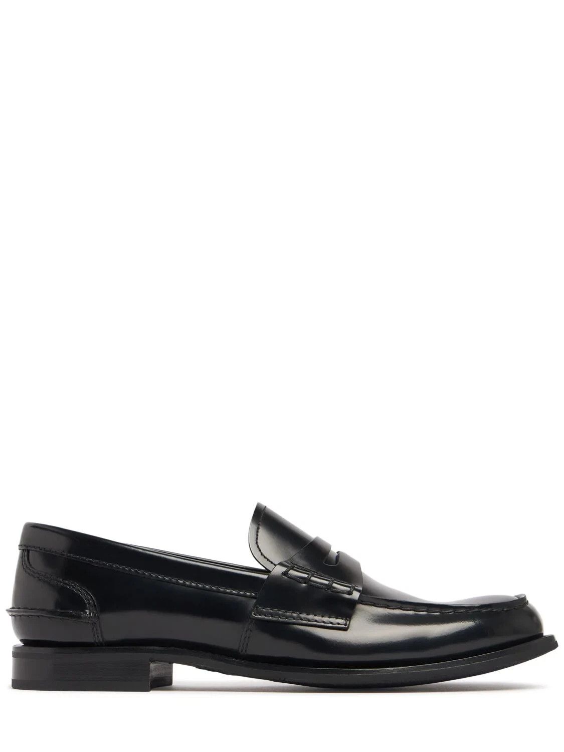 Church's Pembrey Black Leather Loafers Shoes New/Authentic