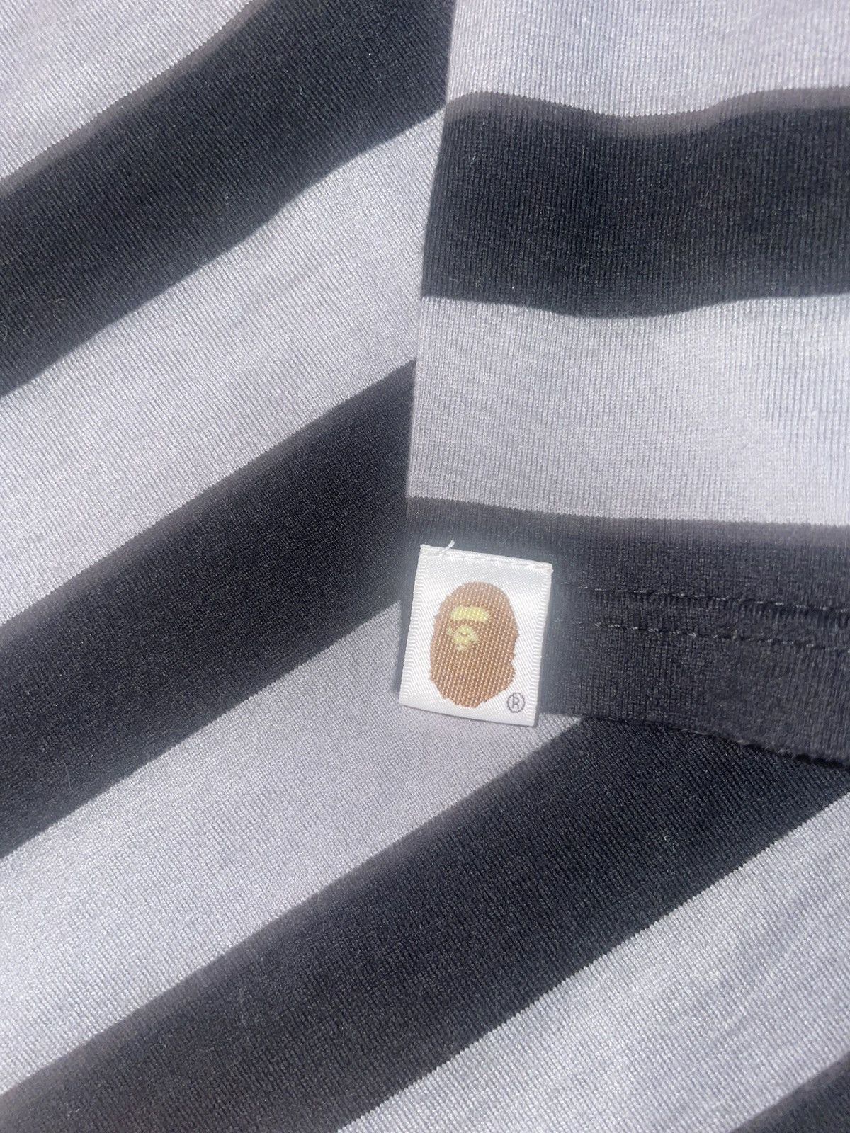 Bape NYC Logo Striped L/S Tee Size US M / EU 48-50 / 2 - 4 Thumbnail