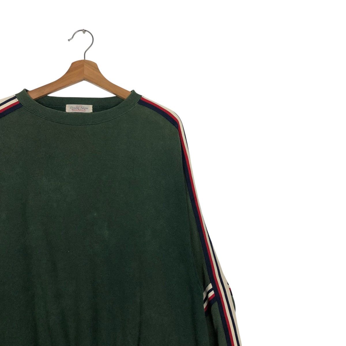 Japanese Brand × Vintage 📌Vintage Striped Sweatshirt Double Name Issey Miyake Size US M / EU 48-50 / 2 - 8 Thumbnail