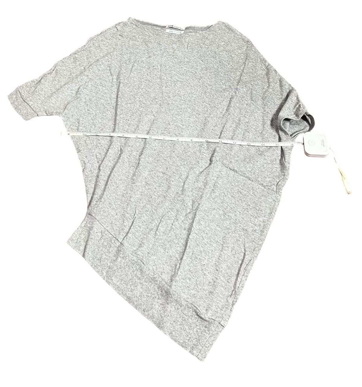 Issey Miyake Fith asymmetric grey tee Size US S / EU 44-46 / 1 - 2 Thumbnail