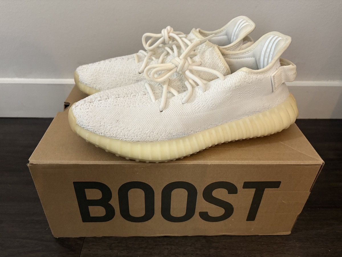 Adidas × Kanye West Yeezy Boost 350 V2 Cream 2017 Size US 9 / EU 42 - 2 Thumbnail