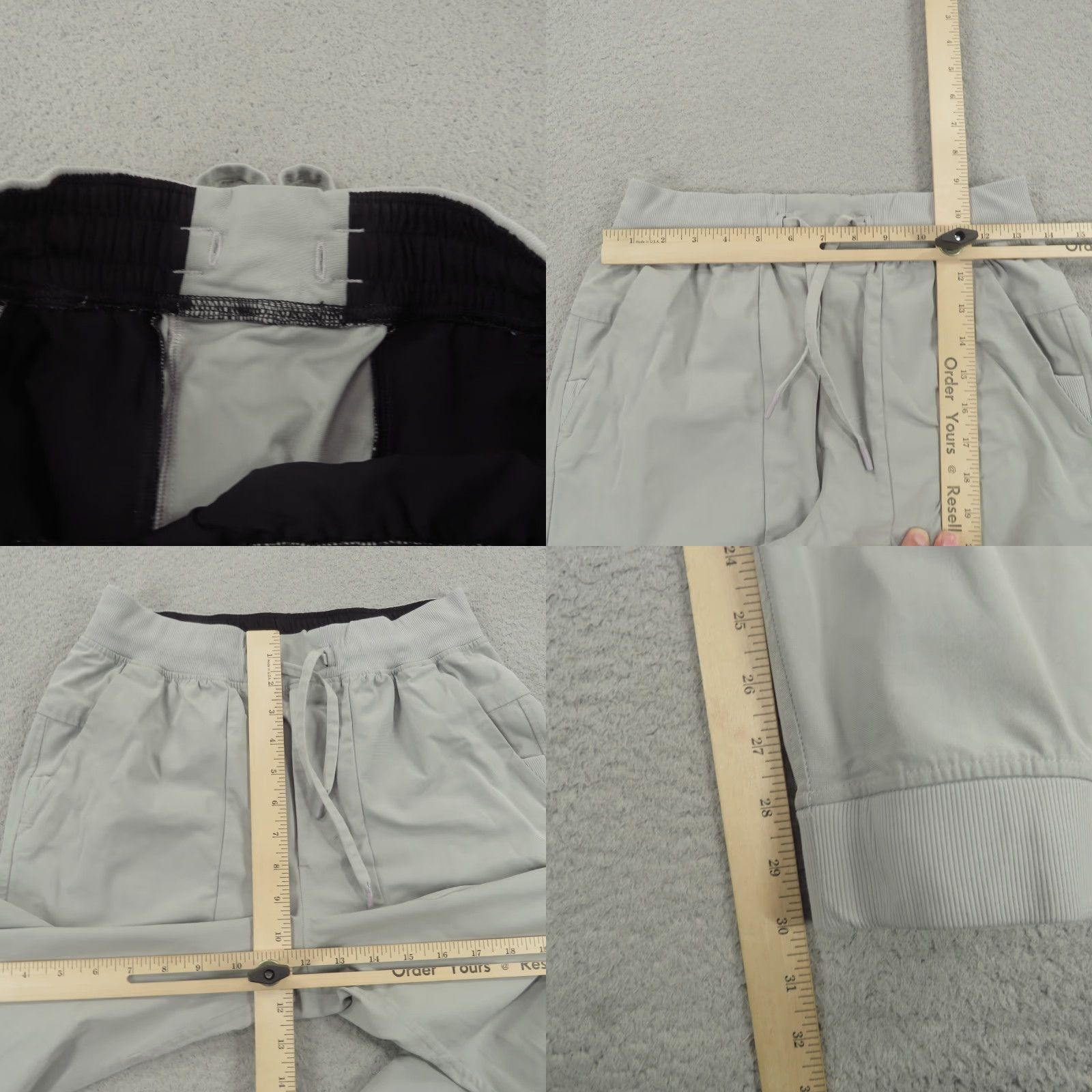 Lululemon Lululemon ABC Joggers Men Small Silver Drop Warpstreme 4 Way Stretch 30" LM5A85S Size US 28 / EU 44 - 8 Thumbnail