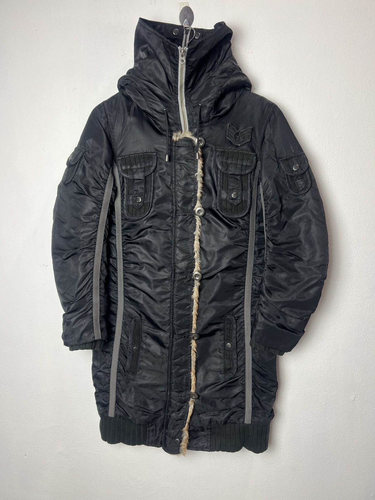 Avirex Vintage Avirex Black Military N-3B Flight Fur Jacke Size US S / EU 44-46 / 1 - 3 Thumbnail