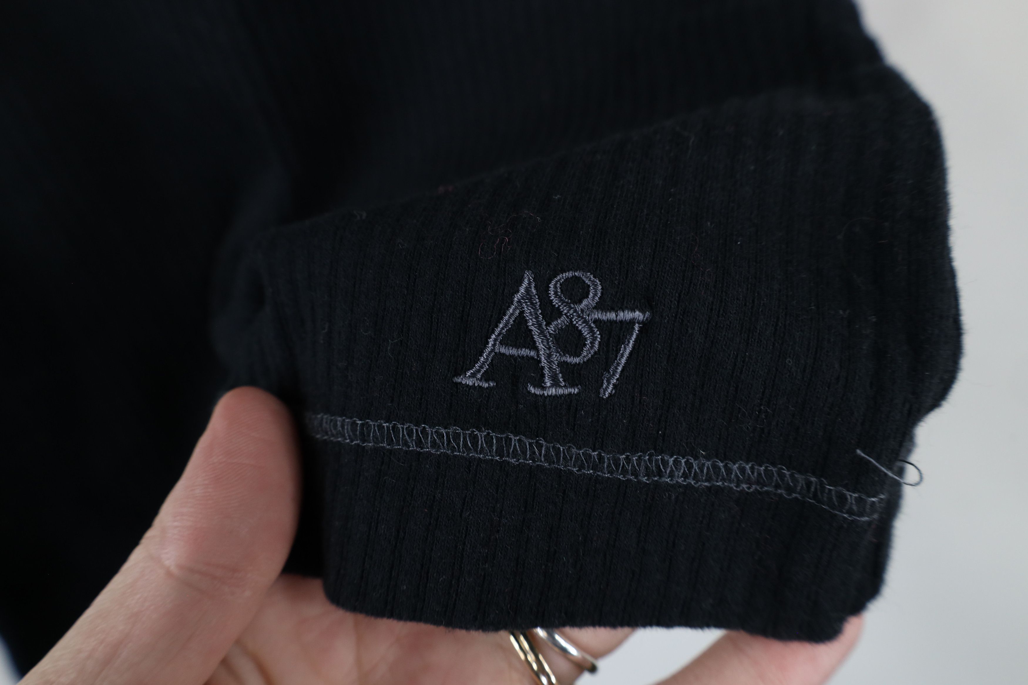 Aeropostale × Vintage Vintage Y2K Aeropostale Thermal Ribbed Knit Henley T-Shirt Size S / US 4 / IT 40 - 4 Thumbnail
