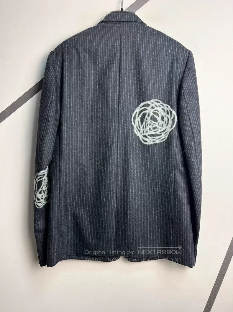 Dior Dior Lily of the Valley Wool Striped Blazer Size US S / EU 44-46 / 1 - 2 Thumbnail