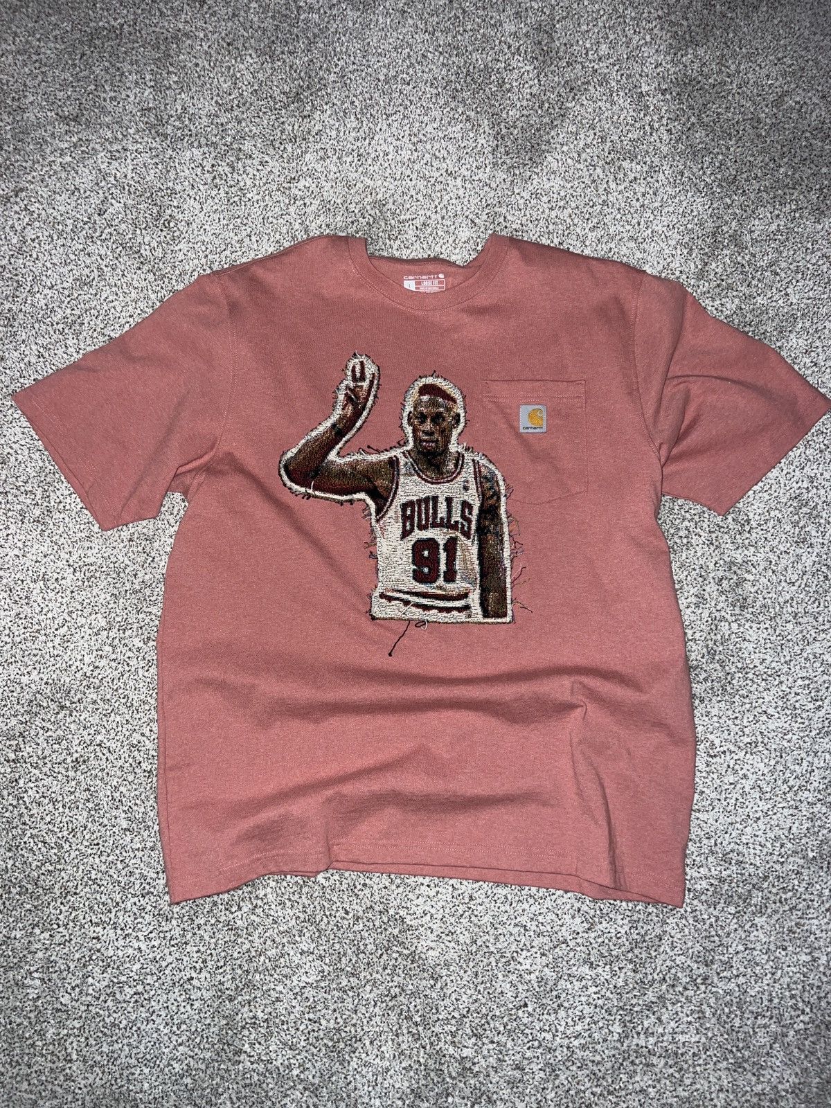 Carhartt Carhartt K87 Loose Fit SS Tee Rodman Size US L / EU 52-54 / 3 - 1 Thumbnail
