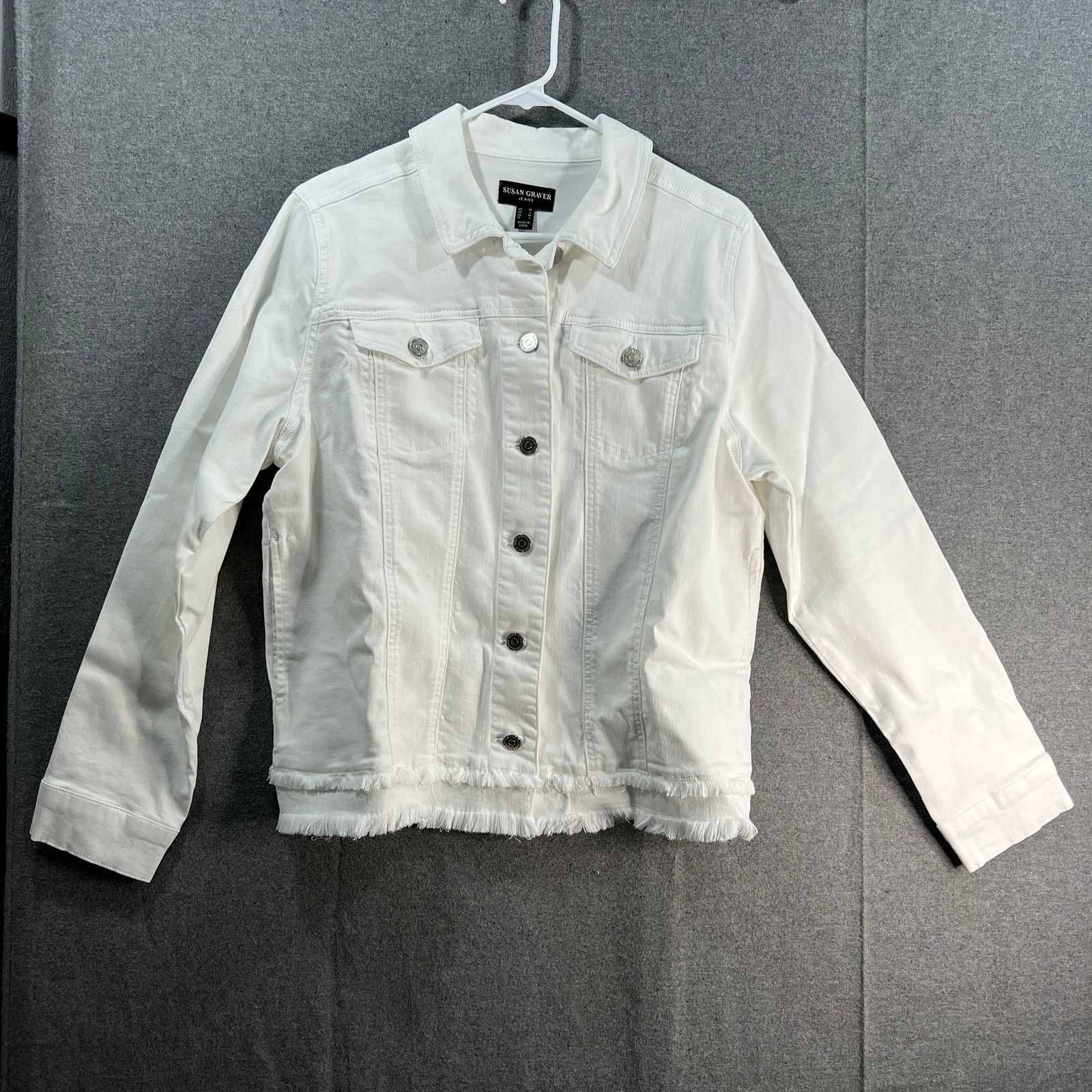 Other Susan Graver Stretch Denim Size M White Size M / US 6-8 / IT 42-44 - 1 Thumbnail