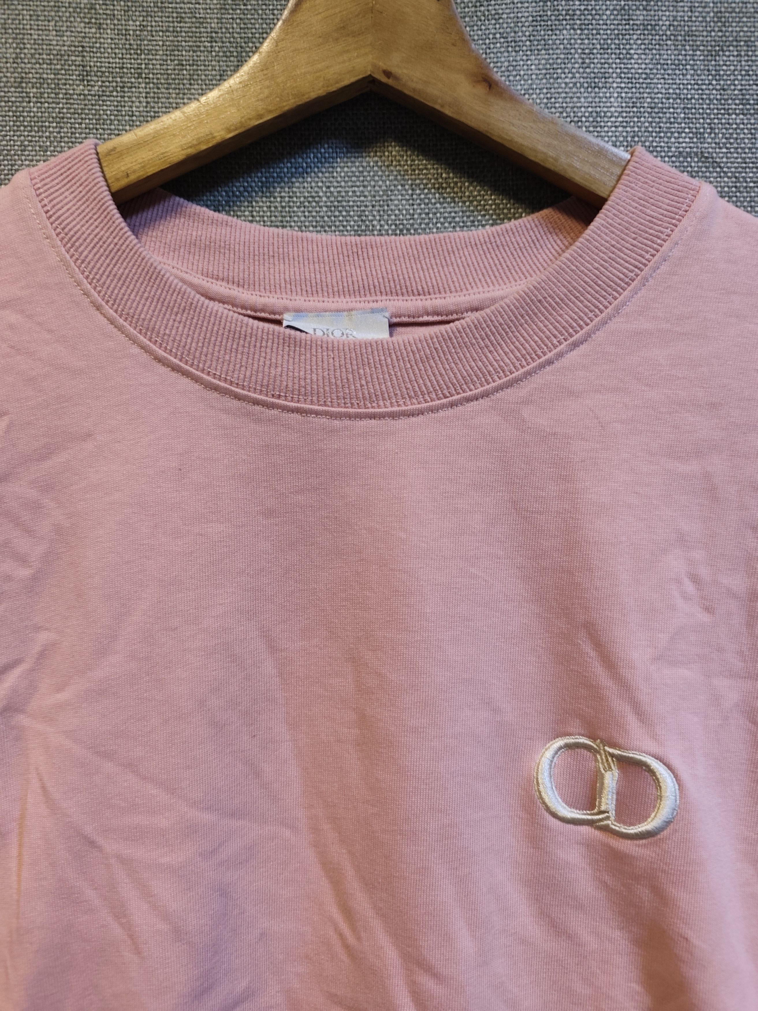 Dior ​Dior CD Icon Logo Embroidered Tee Kim Jones Size US L / EU 52-54 / 3 - 3 Thumbnail