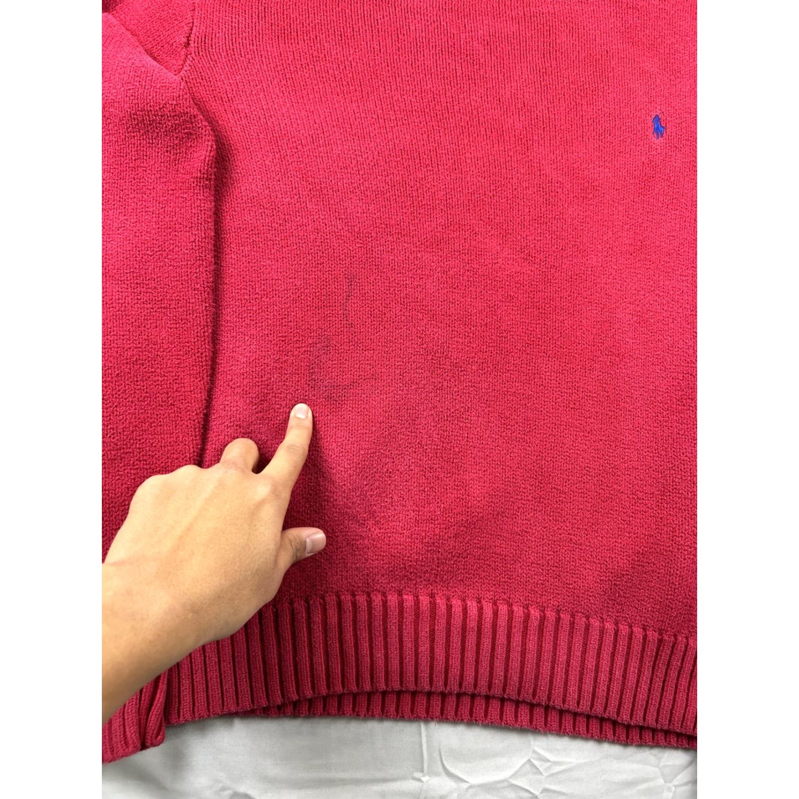 Polo Ralph Lauren Polo Ralph Lauren Sweater Mens XL Red Crewneck Knit Pullover Pony Logo Size US XL / EU 56 / 4 - 4 Thumbnail