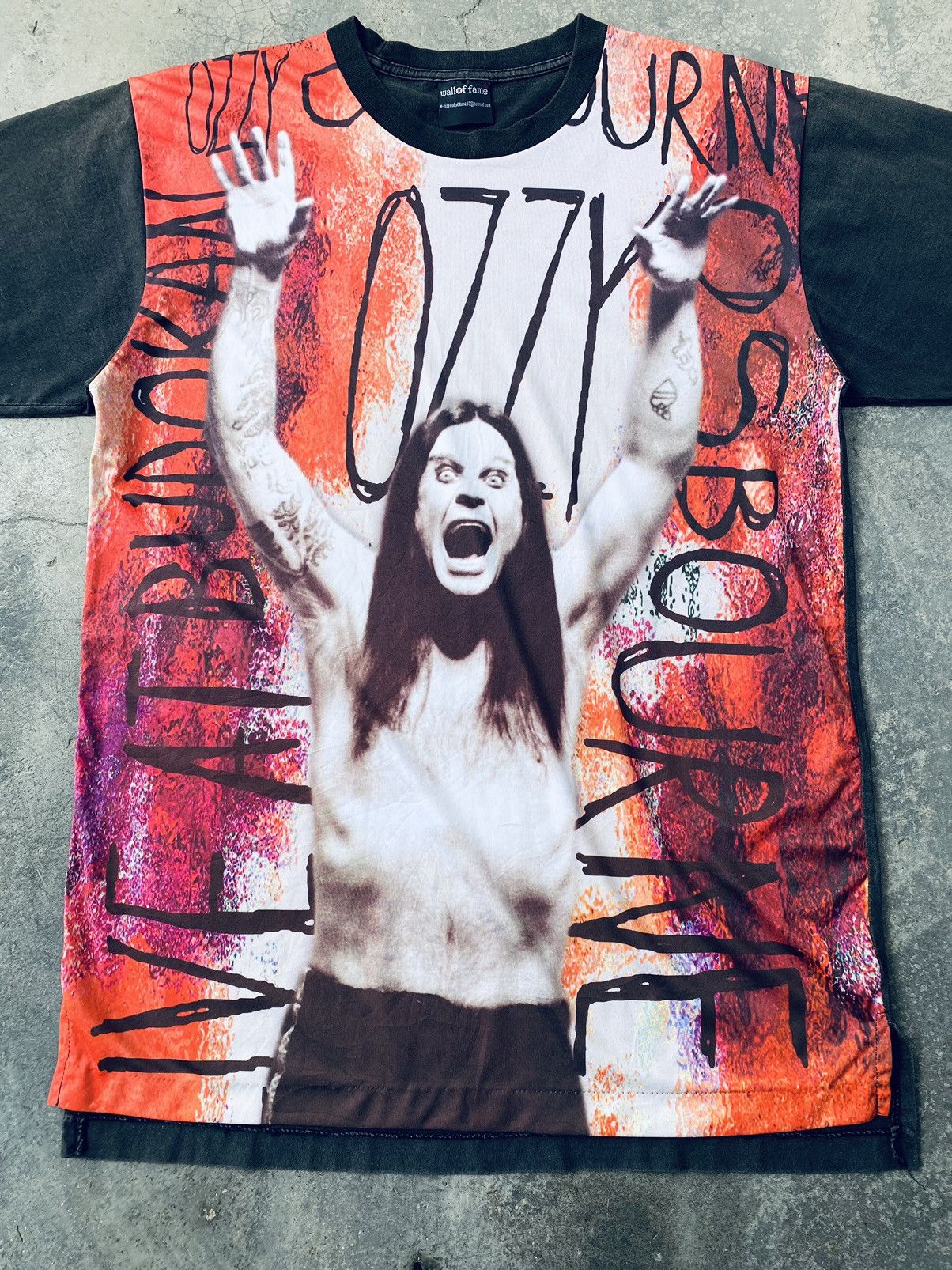 Band Tees Vintage Wall Of Fame Ozzy Osbourne Band Tees Size US L / EU 52-54 / 3 - 3 Thumbnail