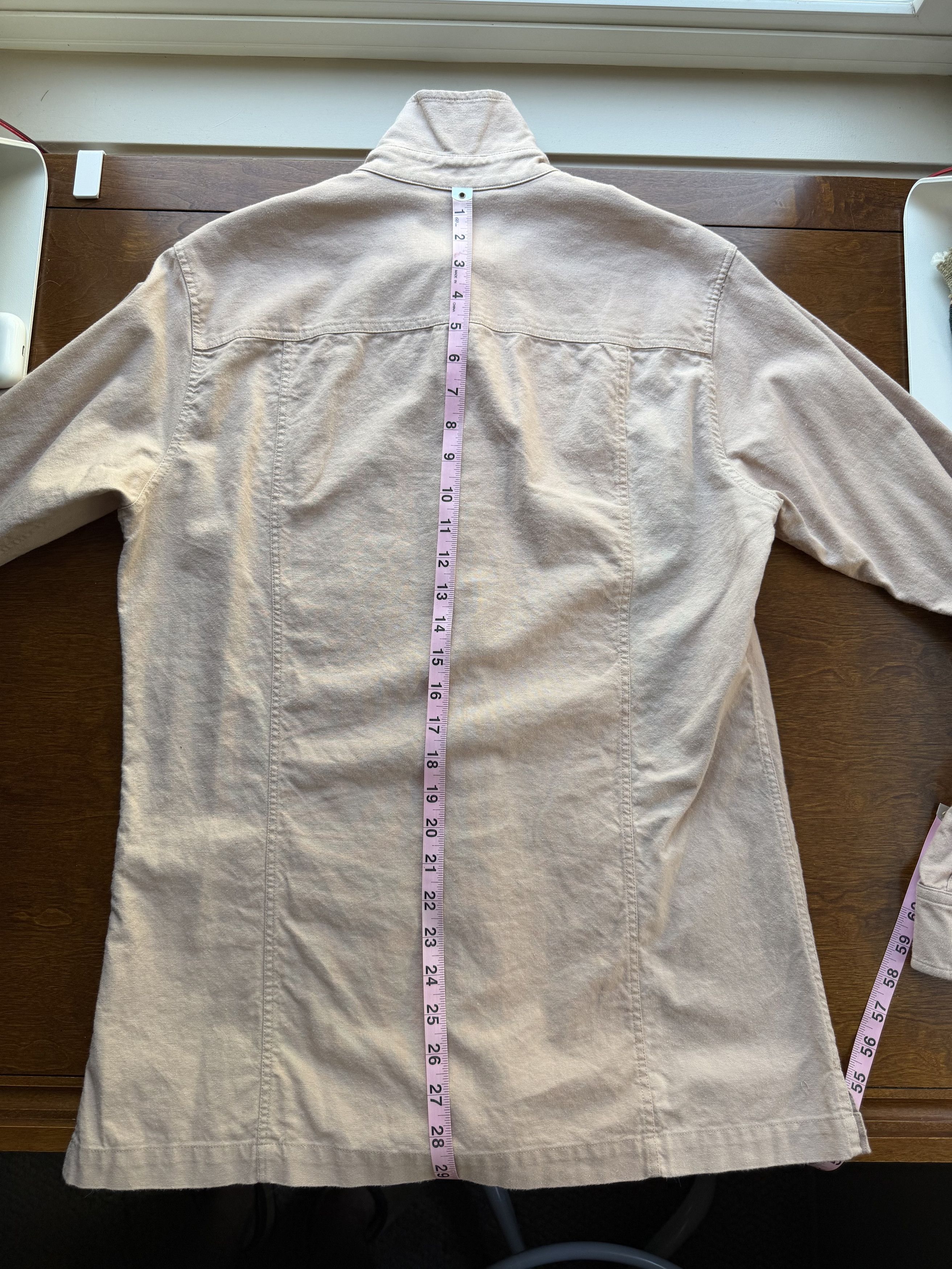Corridor Corridor Linen Cotton Overshirt Dusty Rose Small Made USA Size US S / EU 44-46 / 1 - 12 Thumbnail