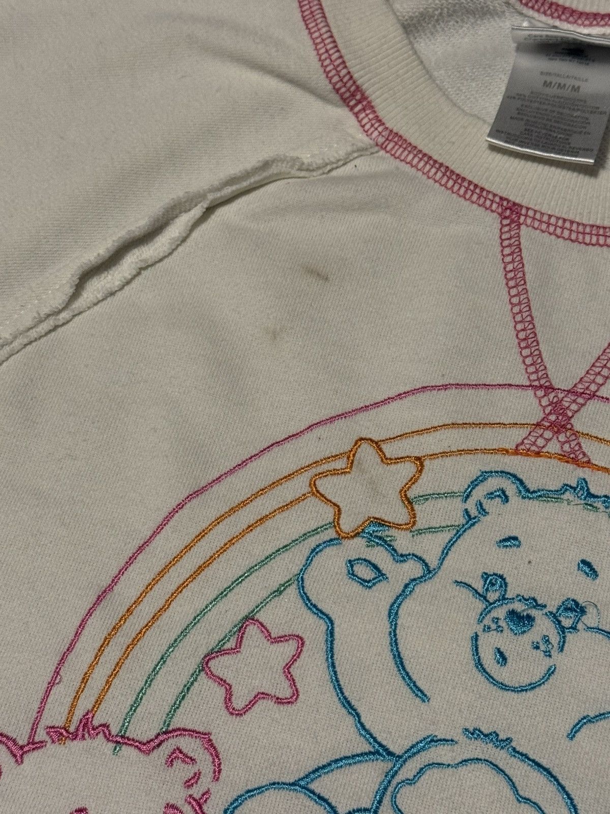 Vintage Vintage Y2K Care Bears Crewneck Sweatshirt White Medium Size US M / EU 48-50 / 2 - 4 Thumbnail