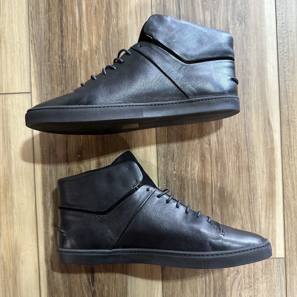 STRANGE MATTER Strange Matter Clean Mid 1201 Classic Leather Sneaker Shoes Size US 9 / IT 39 - 2 Thumbnail