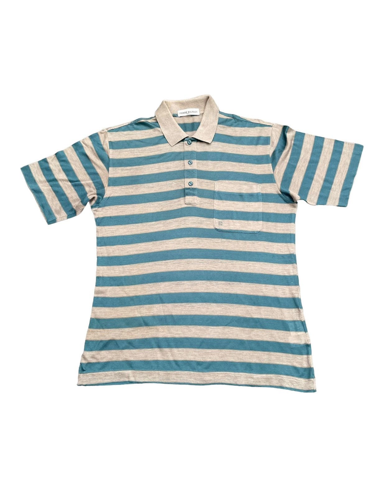 Pierre Balmain Vintage Pierre Balmain Paris Polo Tshirt Size US M / EU 48-50 / 2 - 1 Thumbnail