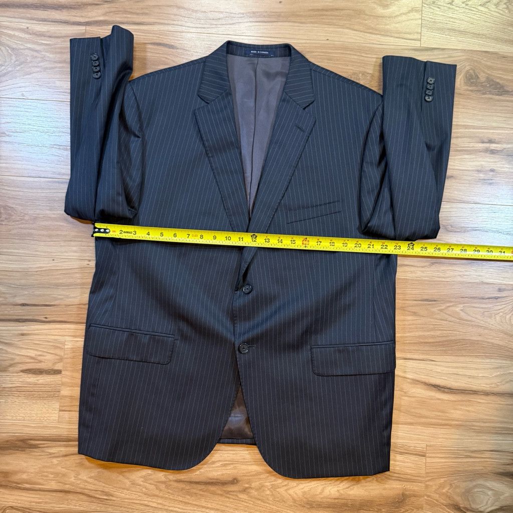 Jordan Brand Cremieux Men’s 46S Loro Piana Wool Pinstripe Suit Size 46S - 5 Thumbnail