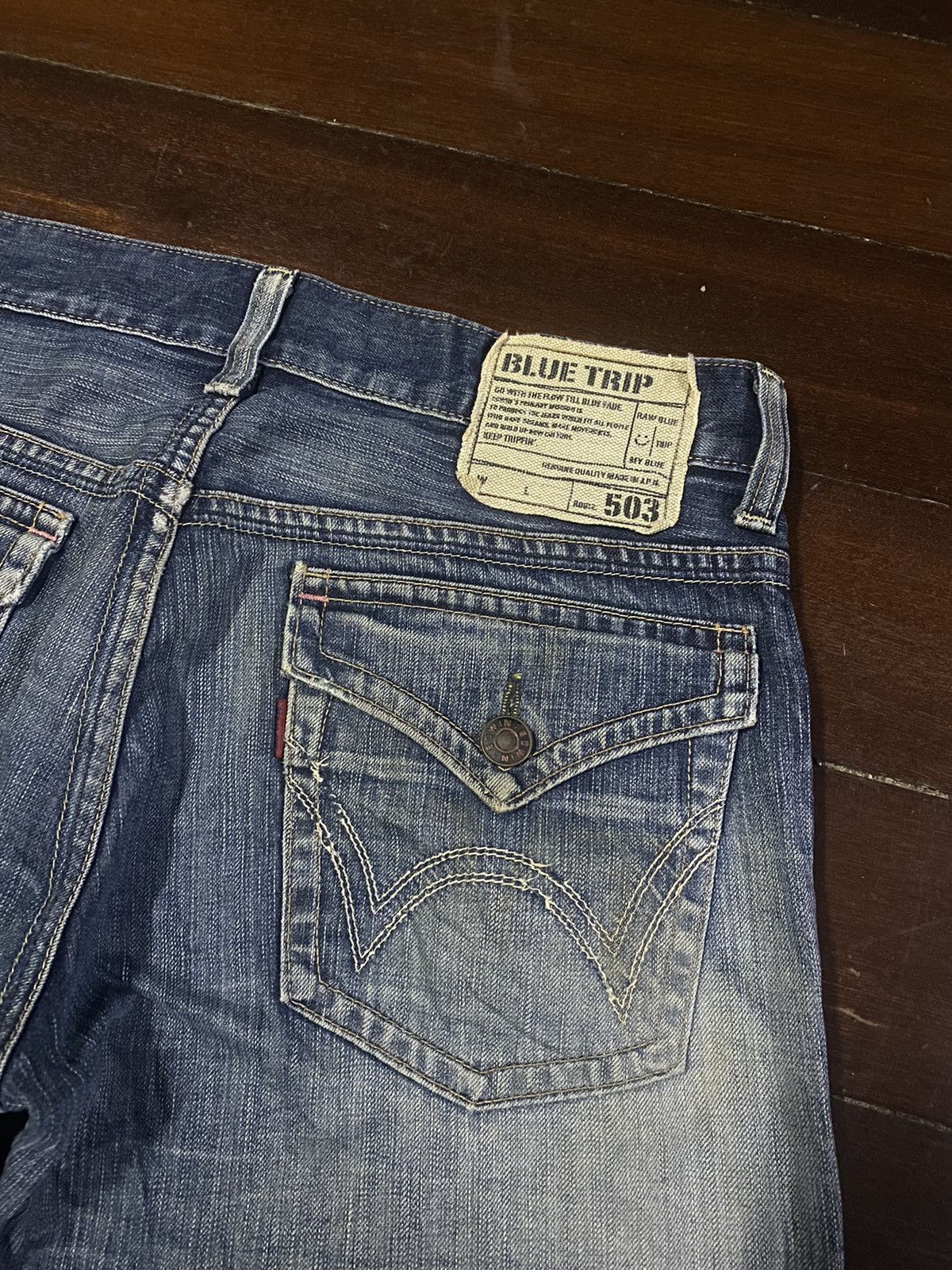 Edwin × Japanese Brand FLARE EDWIN 503 LIKE TORNADO MART STYLE. Size US 36 / EU 52 - 6 Thumbnail