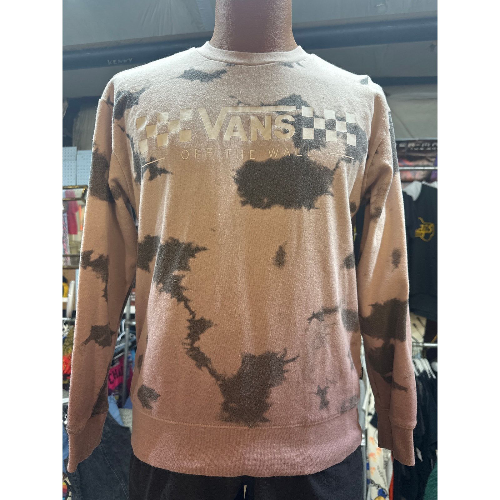 Vans Vans Pink and Black Crew Neck Sweater Size US XS / EU 42 / 0 - 1 Thumbnail