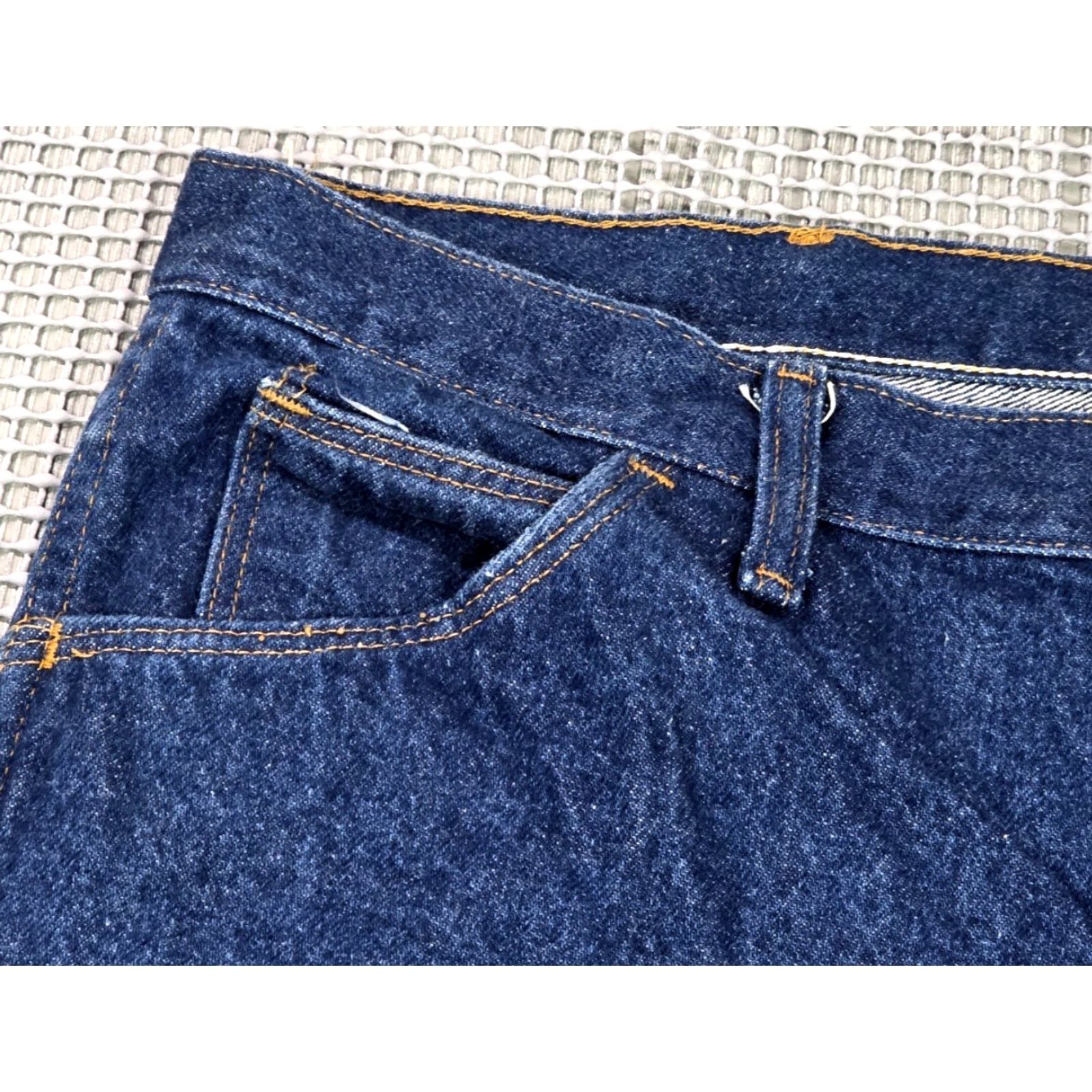 Denime VINTAGE Maverick Jeans Mens 44x30 Denim Blue Dark Wash 80s 90s USA Made Straight 5-Pocket Size US 44 / EU 60 - 7 Thumbnail