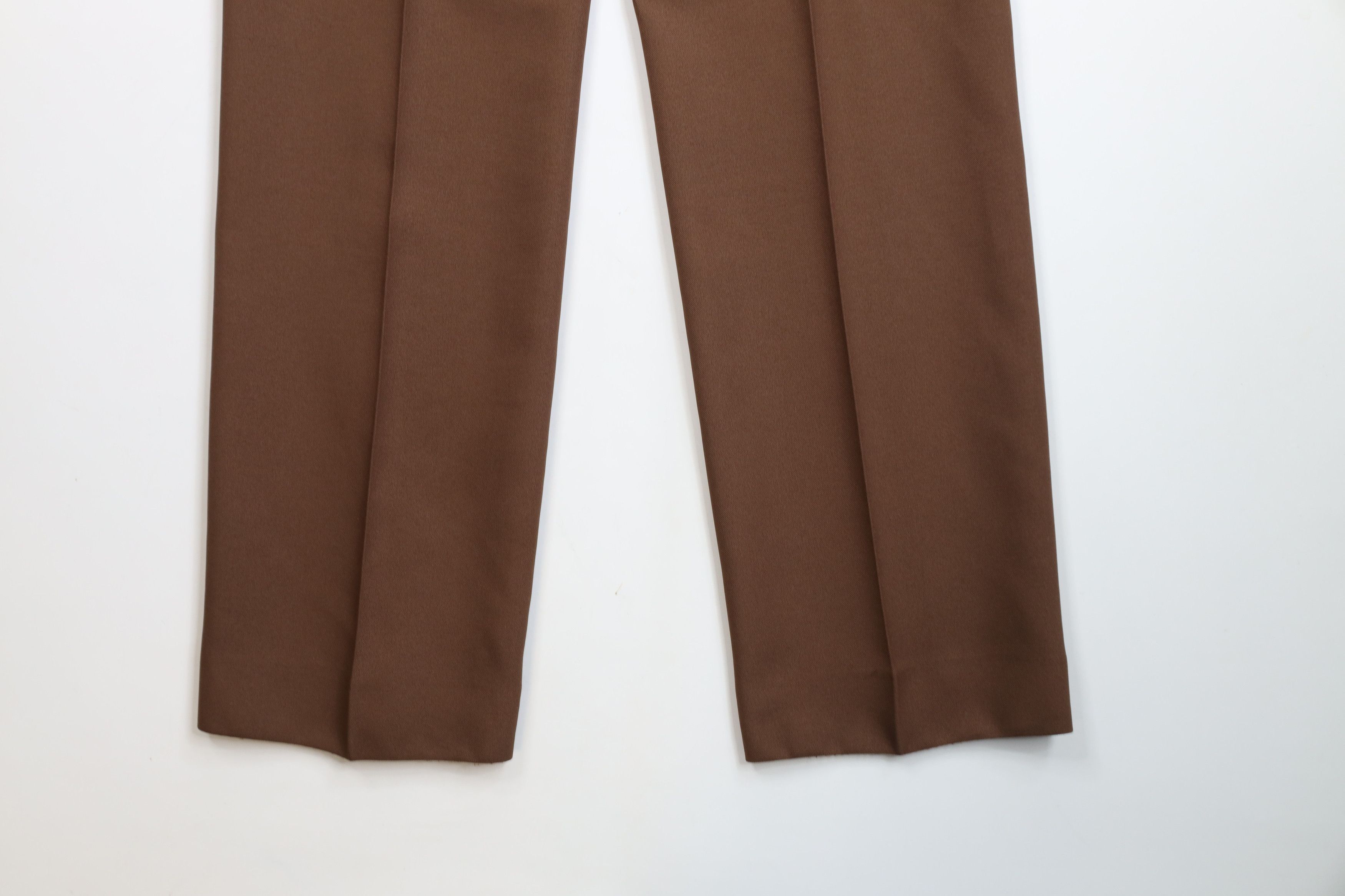 Vintage Vintage 70s Streetwear Flared Wide Leg Chino Pants Brown USA Size US 34 / EU 50 - 13 Thumbnail