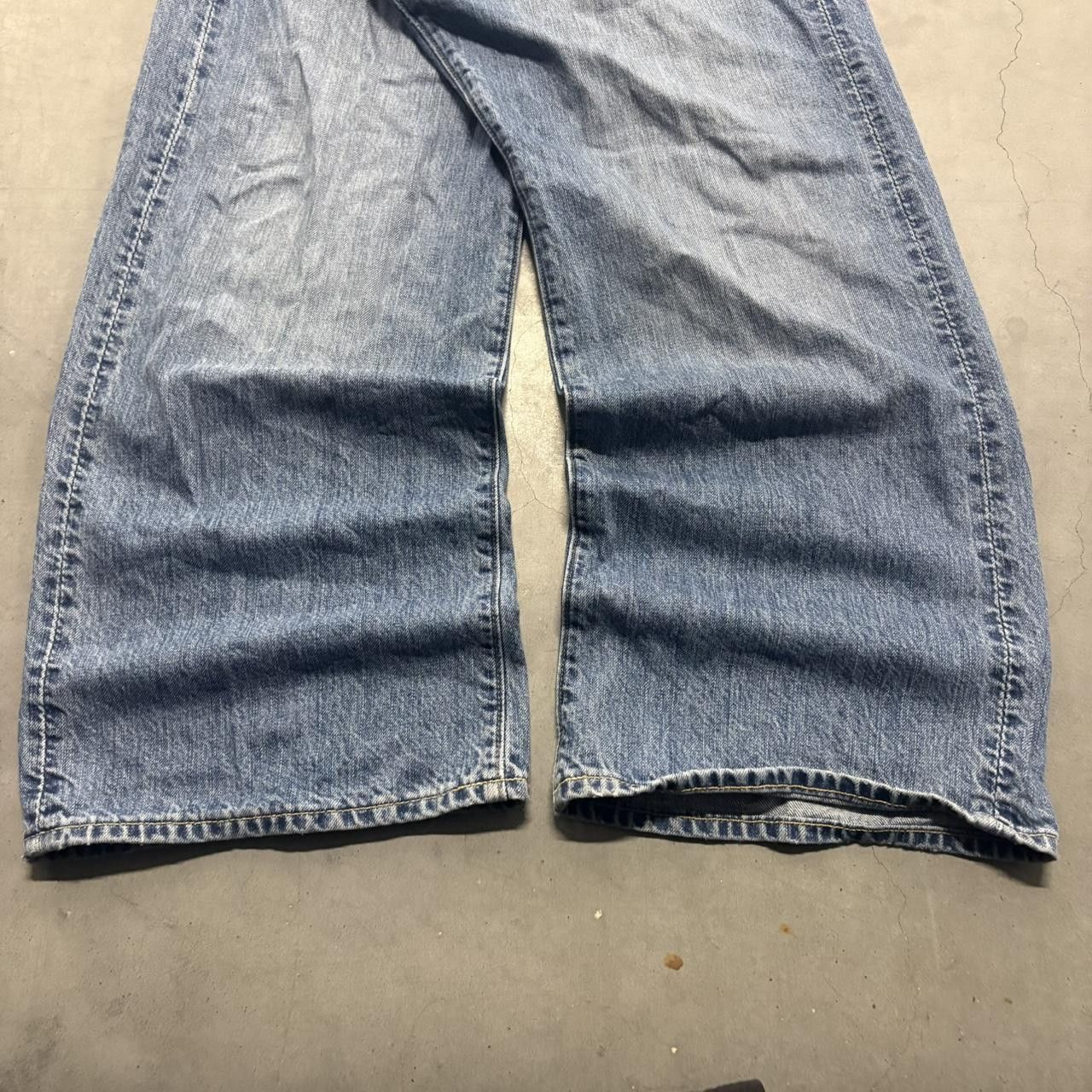 Gap Crazy Vintage Y2K/2000s Super Baggy Loose Fit Skater Style Streetwear Medium Blue Wash Gap Denim Jeans! Size US 38 / EU 54 - 5 Thumbnail
