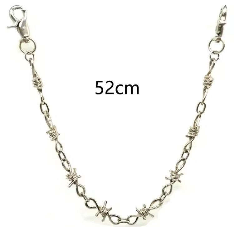 Jewelry Barb Wire Wallet Chain Size ONE SIZE - 3 Thumbnail