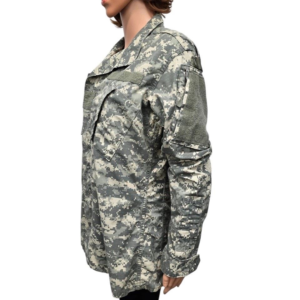 Vintage US Military Combat Digital Camo Jacket Coat Unisex S Long Size S / US 4 / IT 40 - 7 Thumbnail