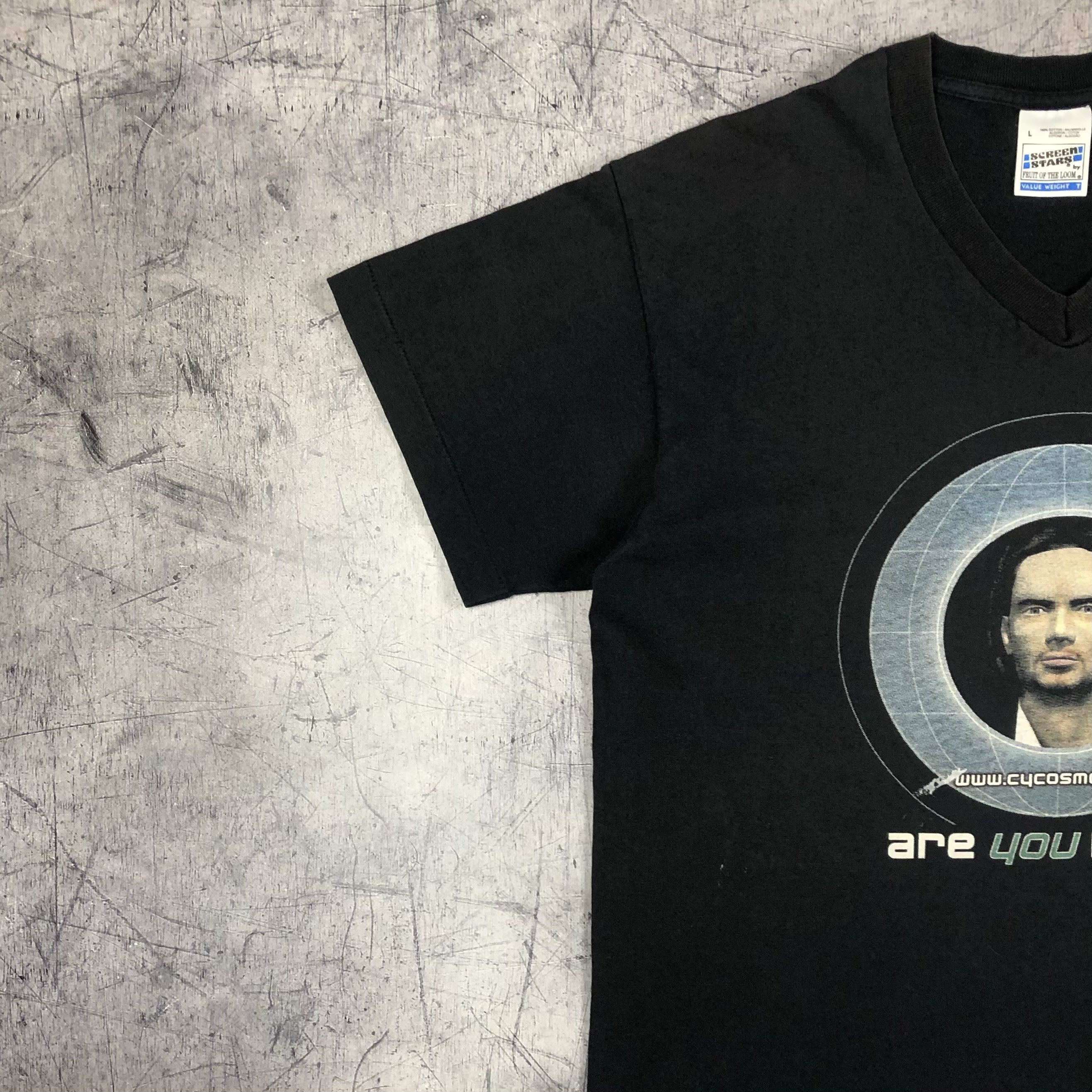 Microsoft RARE Cycosmos Are U Real? Vintage 90s Webapp Tee opium Size US L / EU 52-54 / 3 - 10 Thumbnail