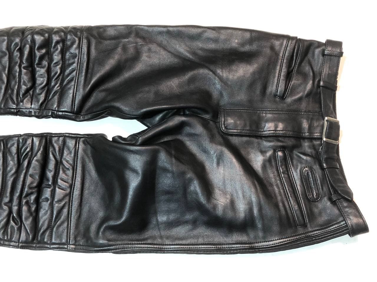 Hein Gericke × Vintage Hein Gericke Vintage Racing Moto Leather Pants Size US 29 - 4 Thumbnail