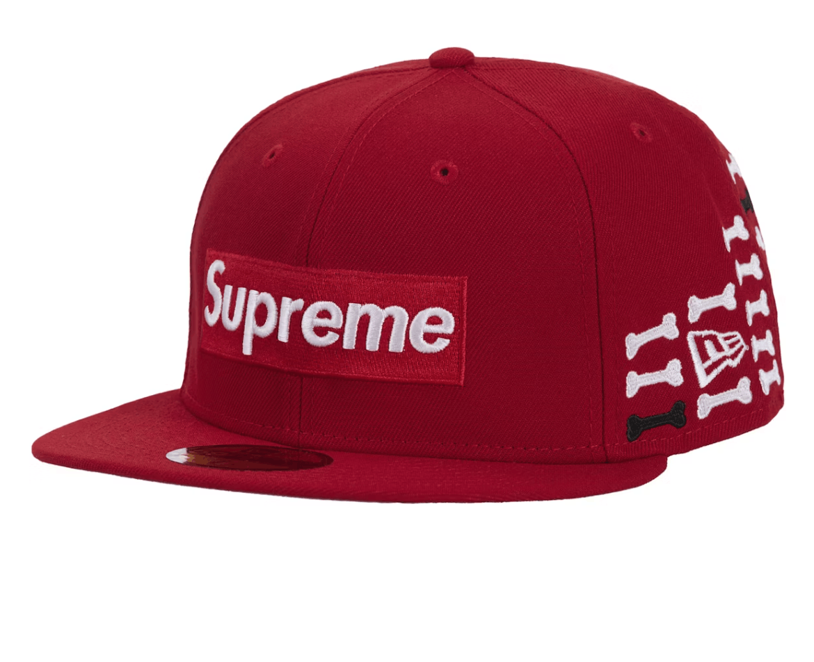 帽子 supreme run new era cap 7 5/8 NEW SUPREME X COMME DES GARCONS NEW ERA HAT CAP BLACK FITTED