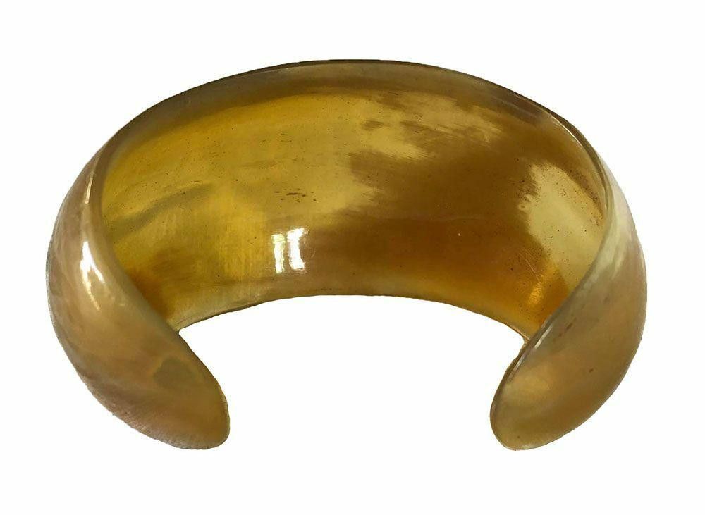 Designer New Textured Cow Horn Bracelet. Size ONE SIZE - 5 Thumbnail