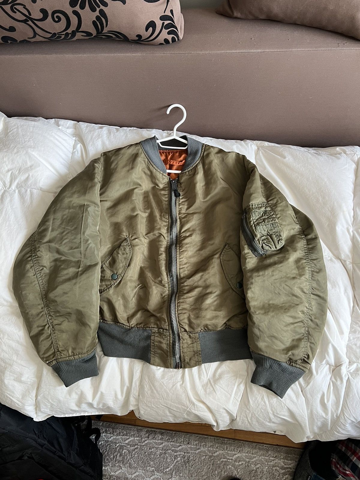 Other Vintage ALPHA Made In Usa USAF MA-1 Bomber Jacket Size US M / EU 48-50 / 2 - 12 Thumbnail