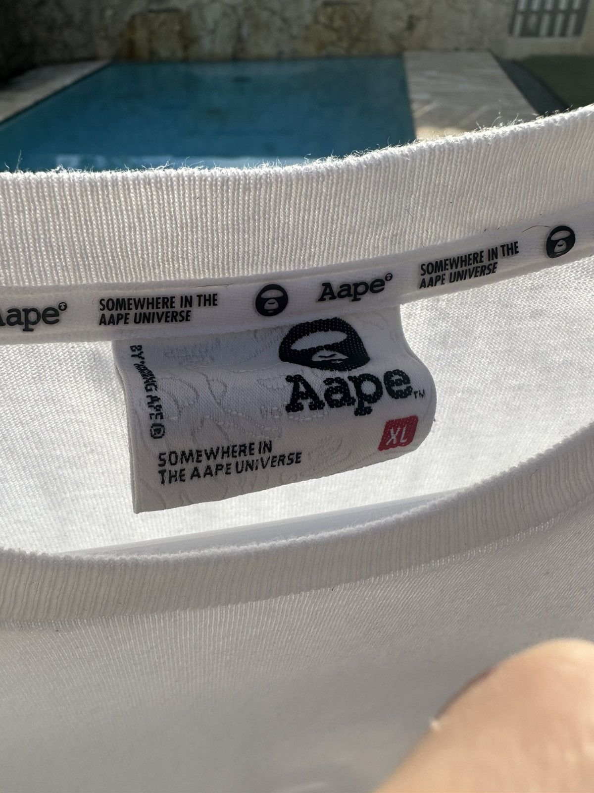 Aape × Bape AAPE UNIVERSE MOONFACE GRAPHIC TEE Size US XL / EU 56 / 4 - 3 Thumbnail