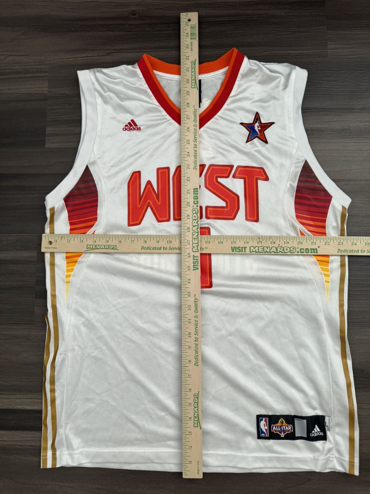 Adidas All-Star Game West Amare Stoudemire #1 NBA Swingman Jersey Size US L / EU 52-54 / 3 - 6 Thumbnail