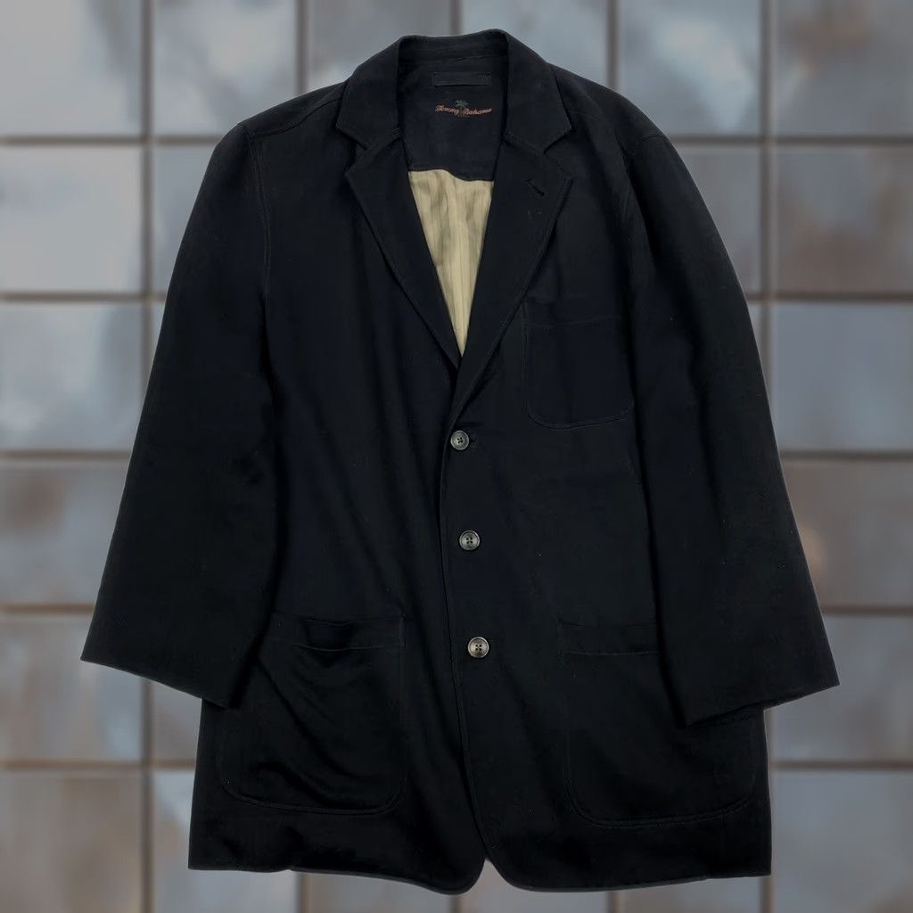 Tommy Bahama Tommy Bahama Blazer Sport Coat Jacket Black Silk 100% Silk Men S Regular Short Version? Size 36R - 1 Thumbnail