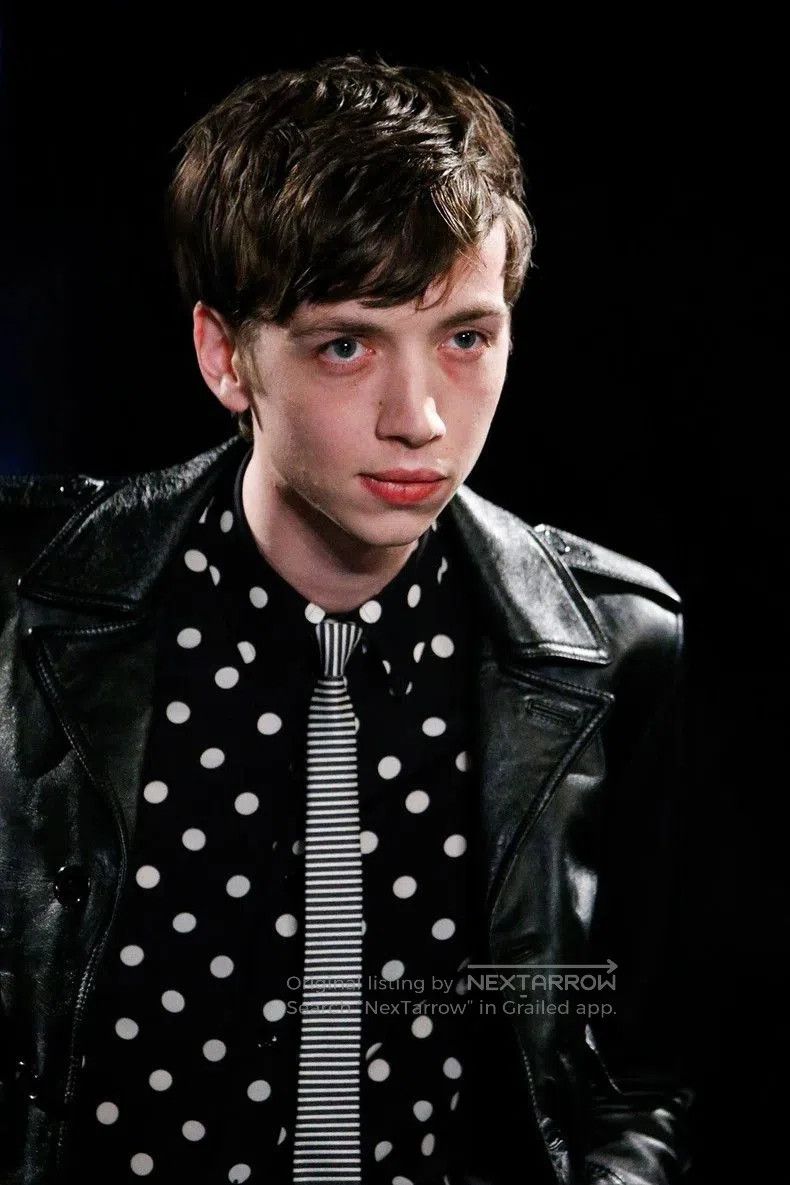 Saint Laurent Paris Saint Laurent Polka Dot Silk Button-Up Shirt Size US L / EU 52-54 / 3 - 8 Thumbnail