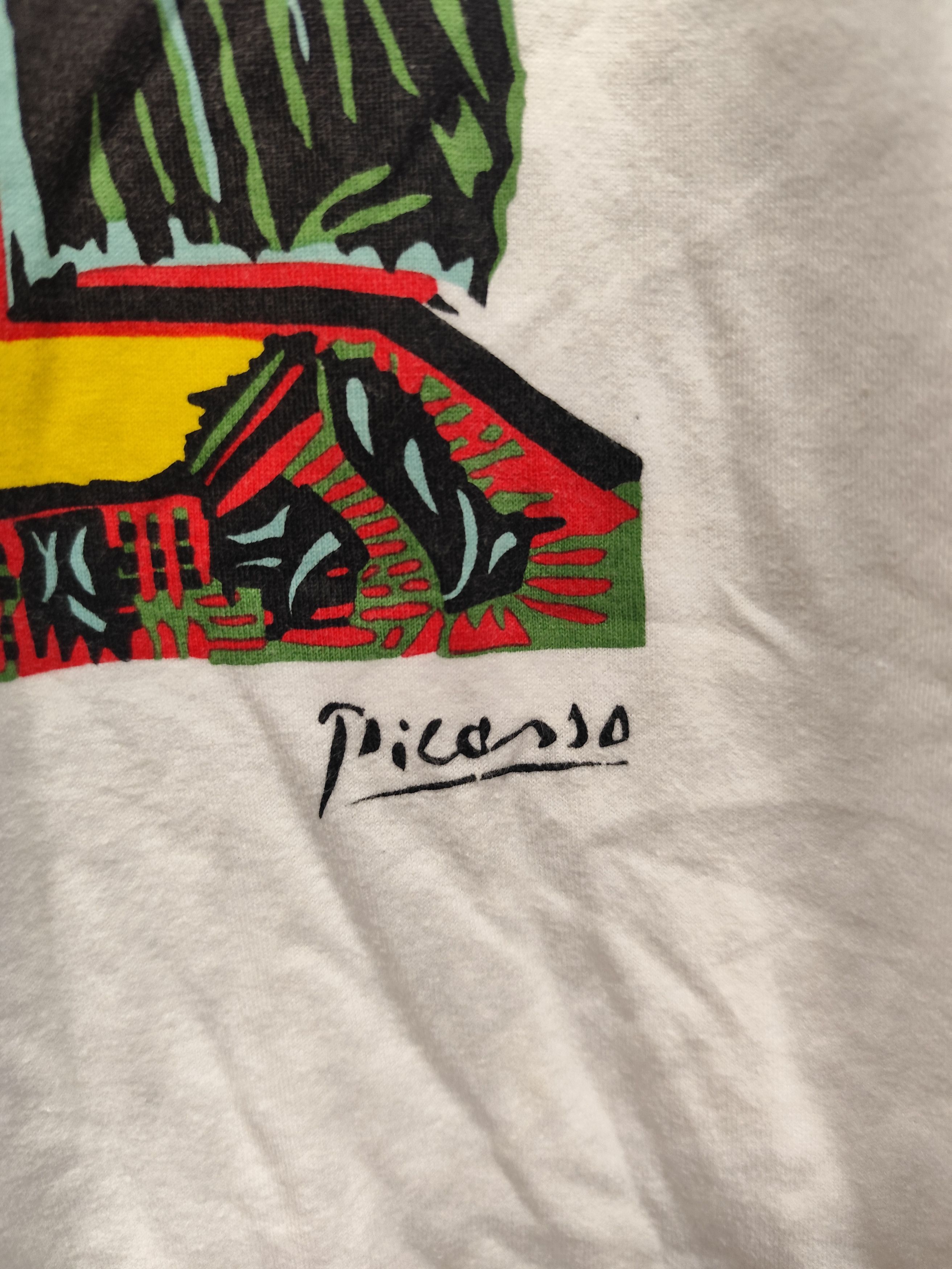 Art Comes First vintage 90s t shirt picasso Size US S / EU 44-46 / 1 - 3 Thumbnail