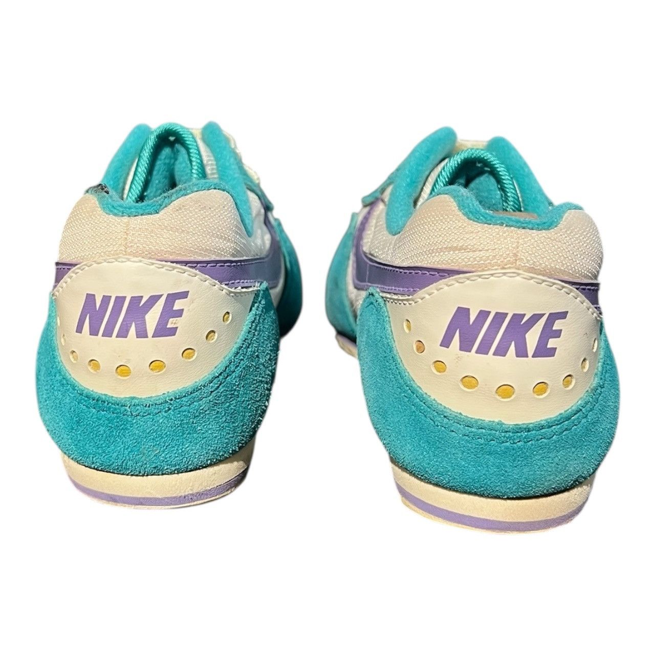 Nike Vintage 70s Nike Sc-E Cycle Shoes Teal Purple Size US 8 / IT 38 - 4 Thumbnail