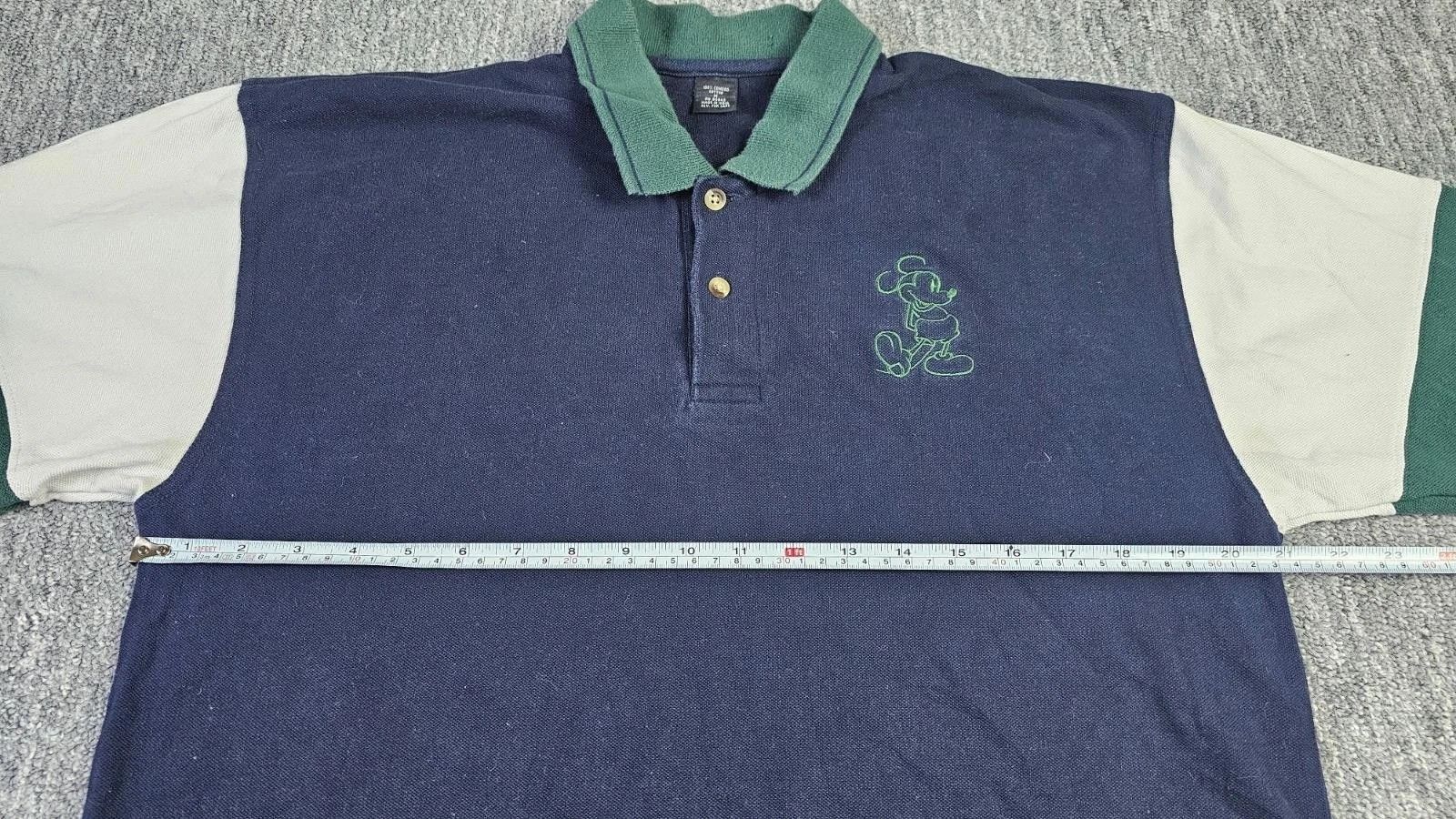 Other Disney Mickey Mouse 90s Rugby Polo Colorblock Embroidered M Size US M / EU 48-50 / 2 - 8 Thumbnail