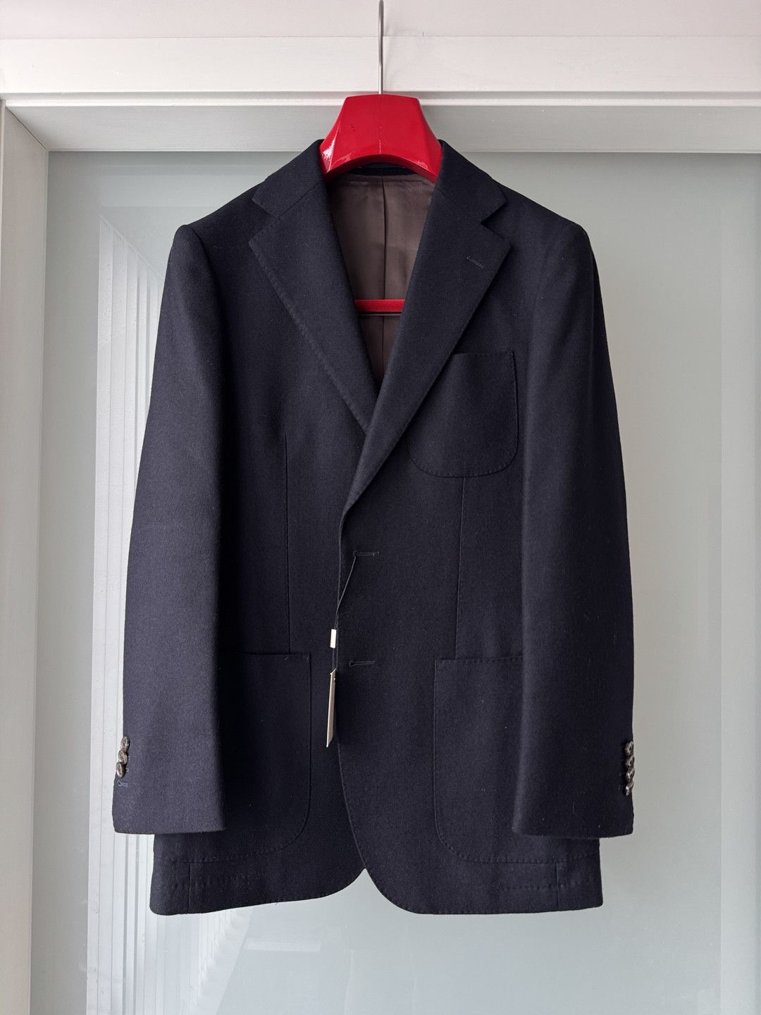 Suitsupply Suitsupply midnight navy flannel wool SC Size 36R - 1 Thumbnail