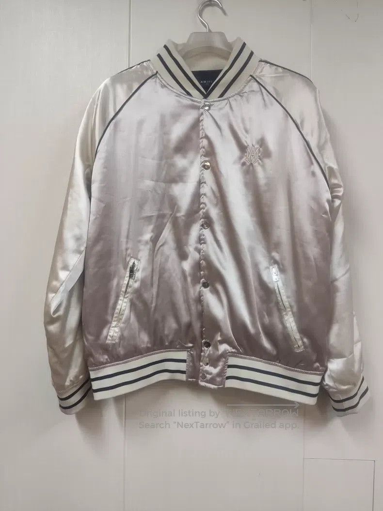 Amiri Amiri Silk baseball jacket Size US XL / EU 56 / 4 - 1 Thumbnail