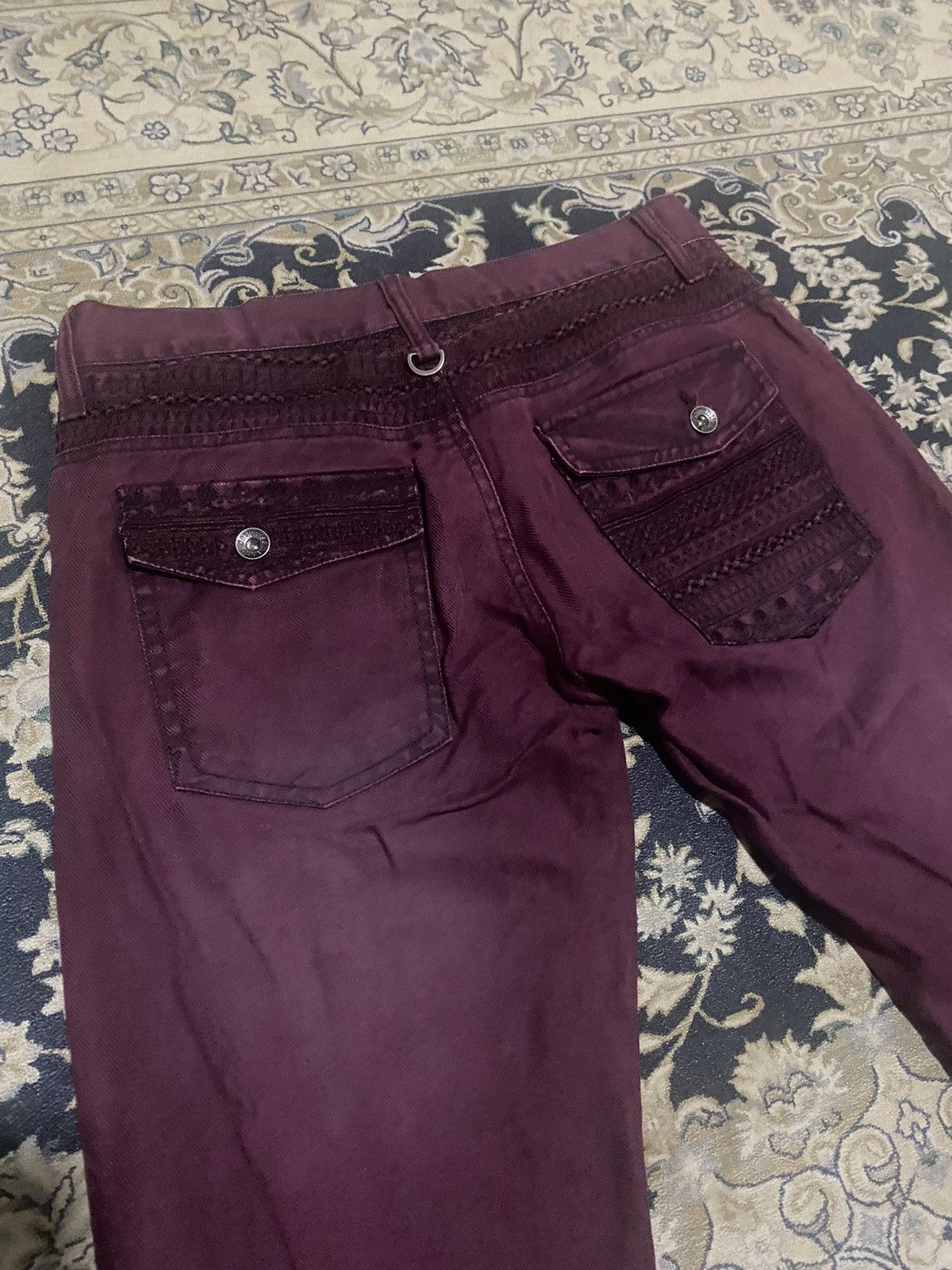 If Six Was Nine × Japanese Brand × semanticdesign OG Flare Art Semantic Design Straight Cut Denim Jeans Size US 32 / EU 48 - 6 Thumbnail