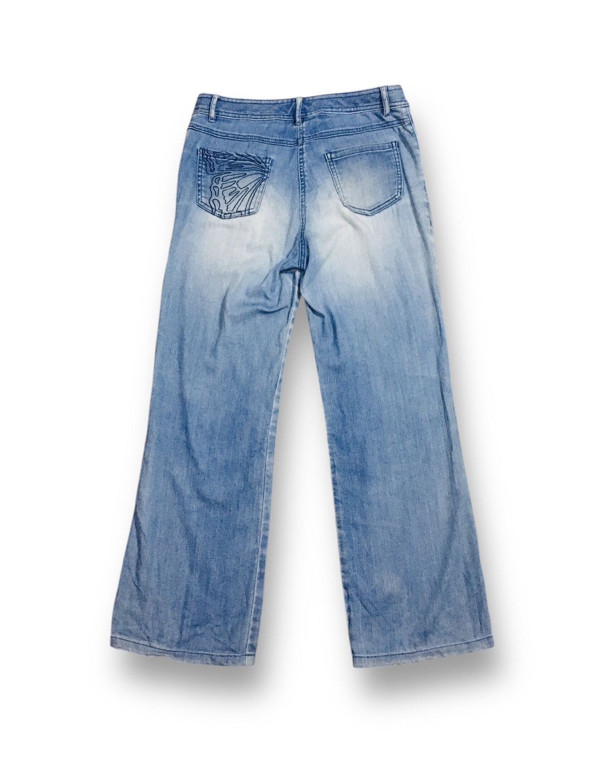 Armani Blue Power by Armani Flare Jeans (16) Size US 30 / EU 46 - 2 Thumbnail