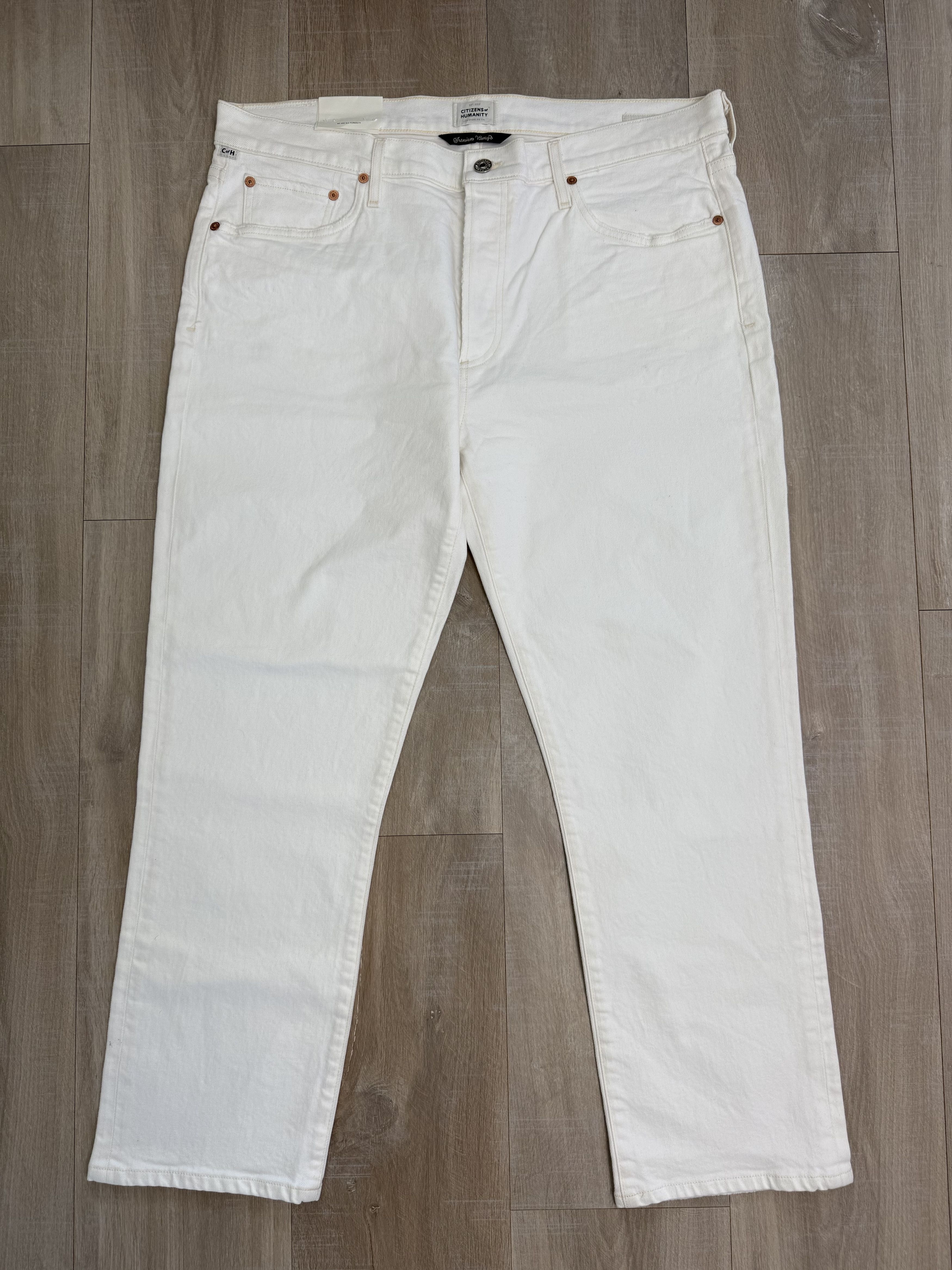 Citizens Of Humanity Citizens of Humanity Jeansy Boyfriend Emerson Size 32 White Size US 38 / EU 54 - 2 Thumbnail
