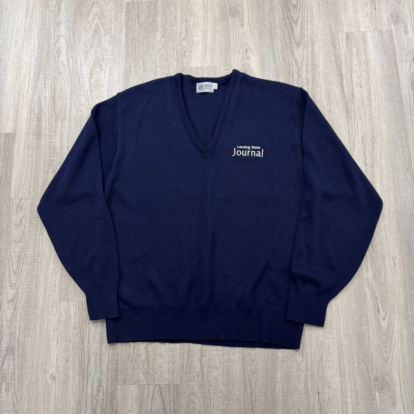 Vintage Vintage Lansing State Journal Sweater Men's 2XL Pullover Size US XXL / EU 58 / 5 - 1 Thumbnail