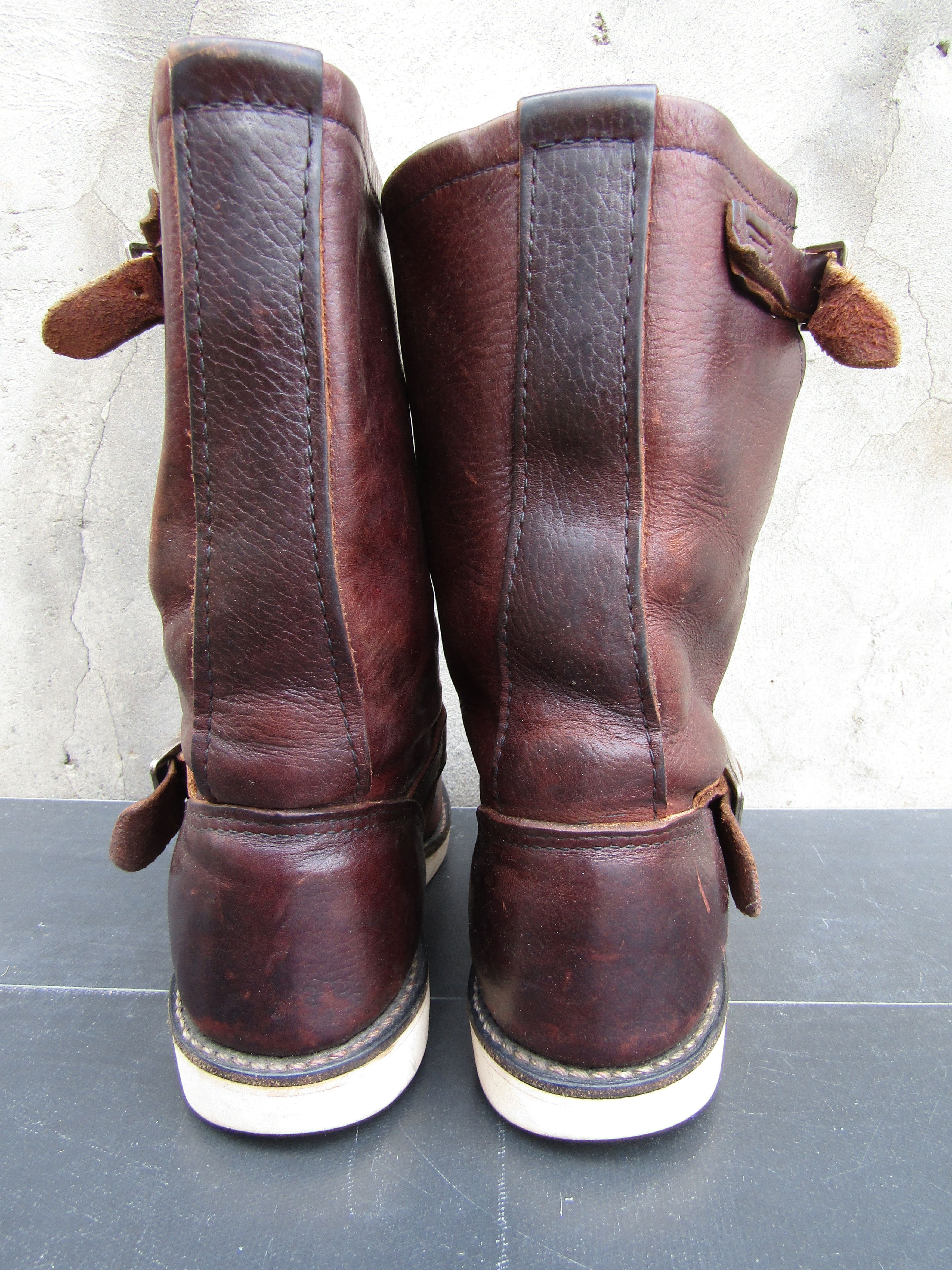 Red Wing Red Wing Engineer 2970 PullOn Boots Brown Leather Size US 5.5 / EU 38 - 8 Thumbnail