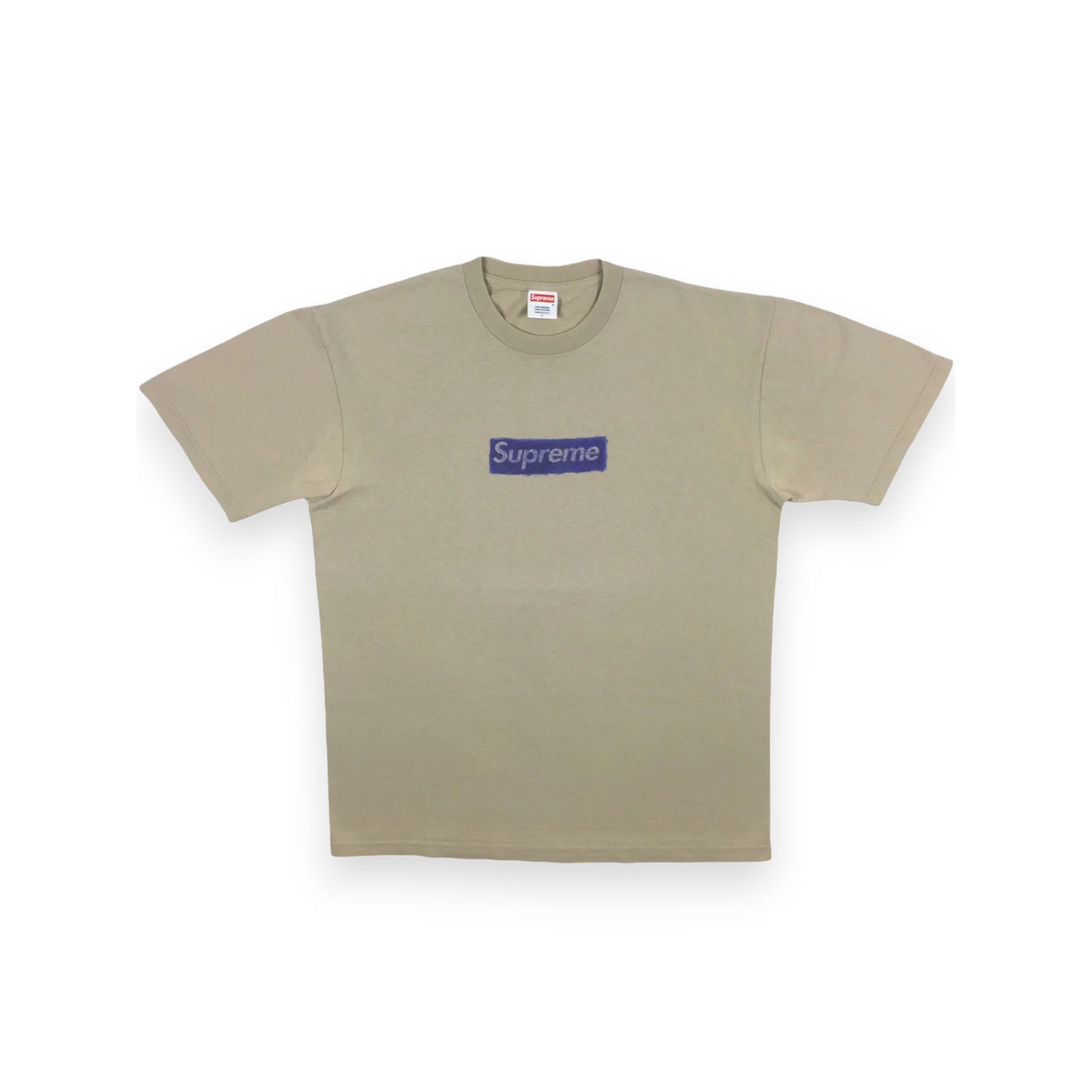 Supreme 2004 Supreme Molodkin Tan Box Logo Tee Size US L / EU 52-54 / 3 - 2 Thumbnail